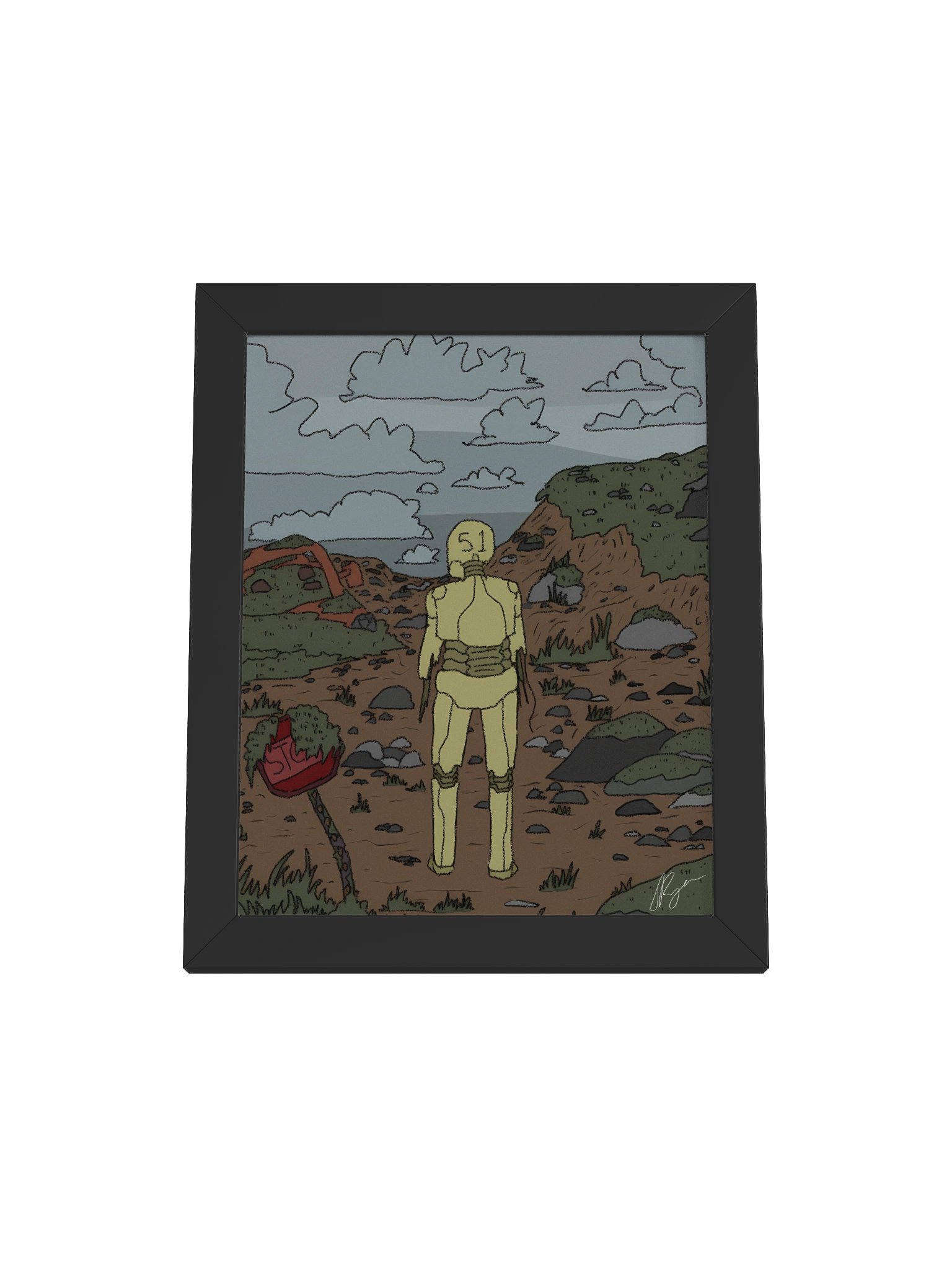 Lost (Era) — Framed Print product image (13)