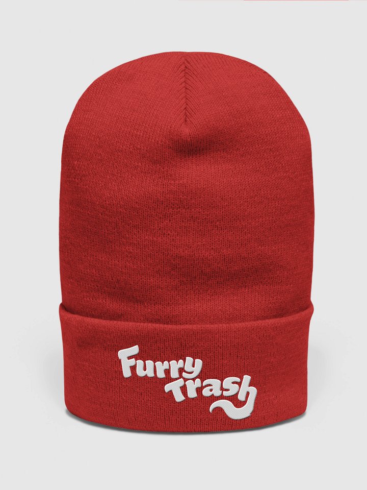 Furry Trash Embroidered Beanie - Bubble Logo product image (8)