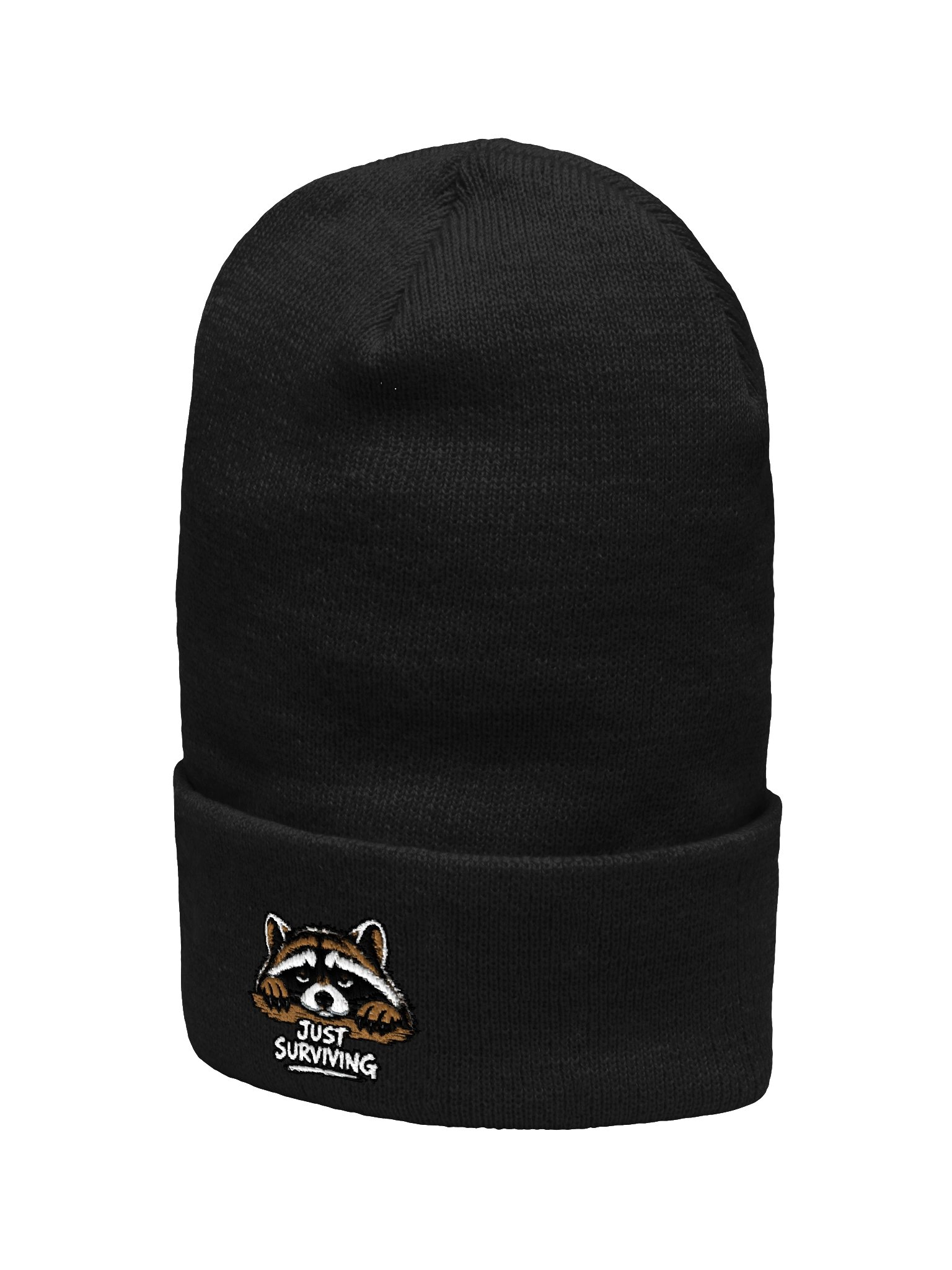 Just Surviving Raccoon | Embroidered Beanie product image (2)