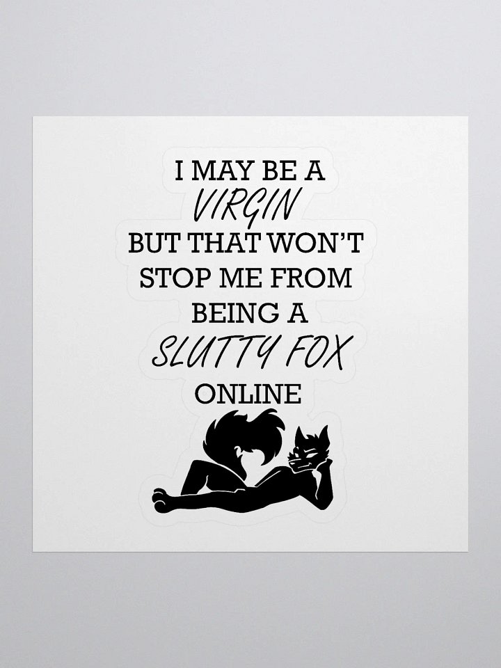 Slutty Fox Sticker product image (1)