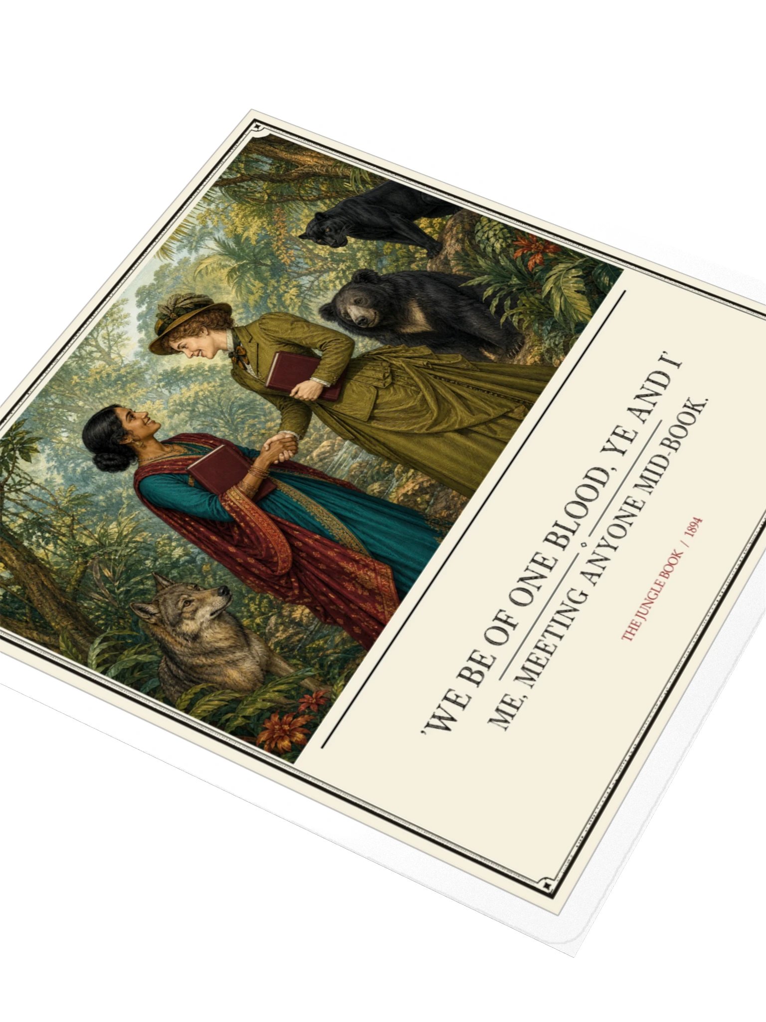 We Be One Blood Ye Me Meeting -- The Jungle Book Sticker product image (3)