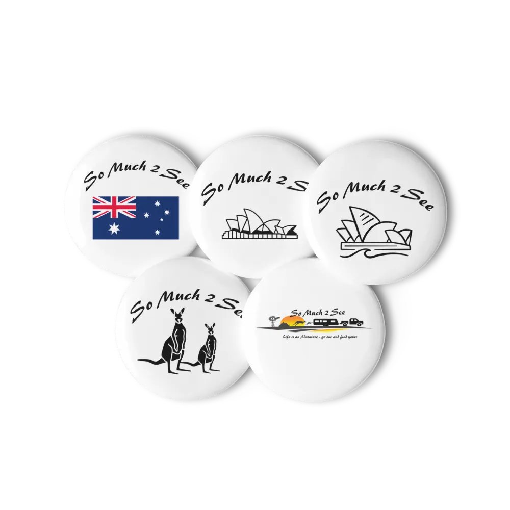 Outback Sunset Pin Button Set product image (2)