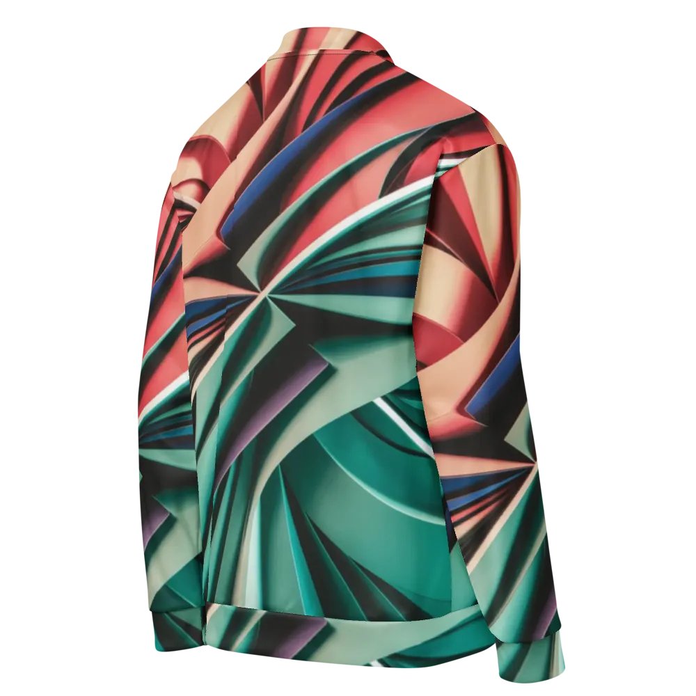 Exclusive Abstract Art Unisex Bomber Jacket - TDS Music Original Design product image (6)