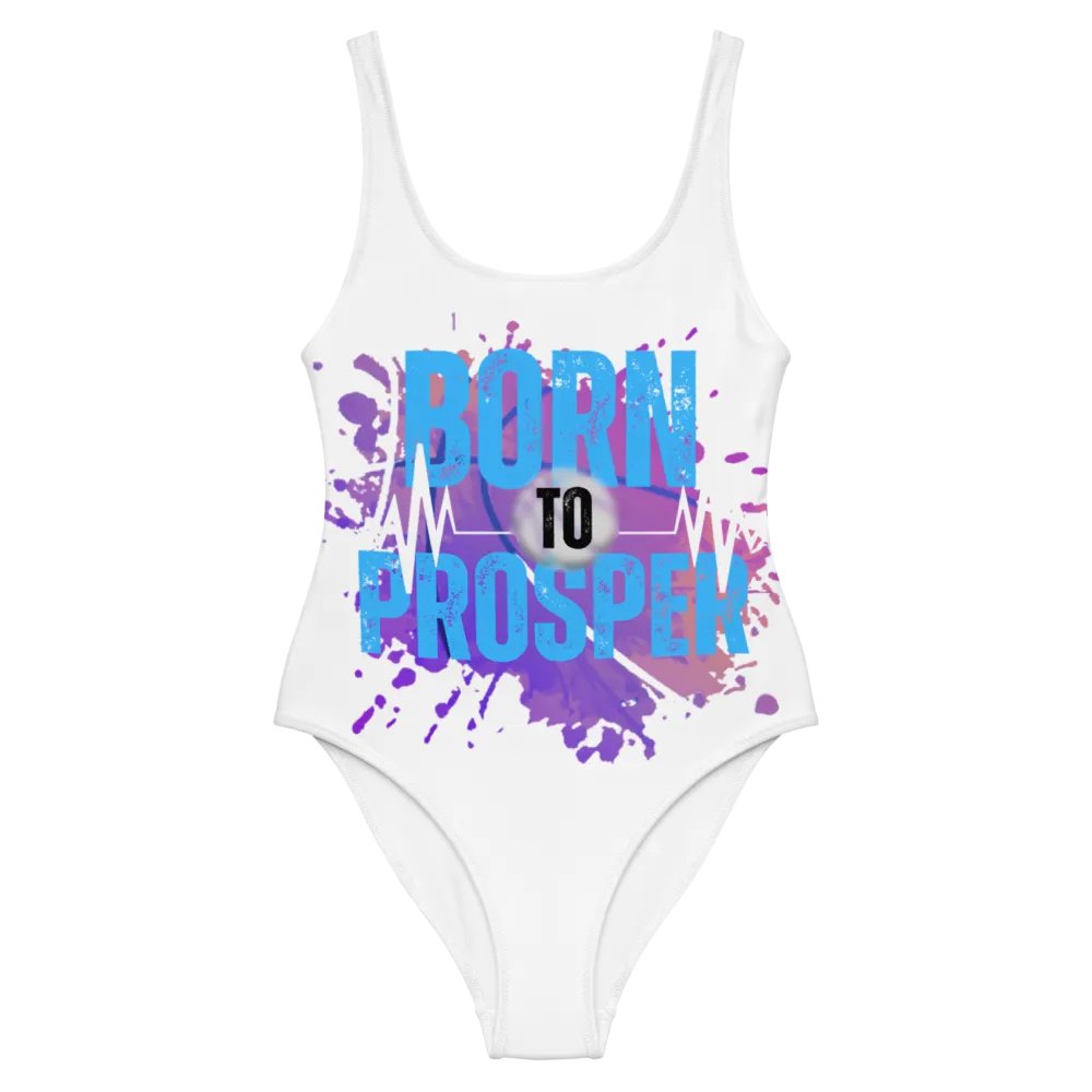 Born to Prosper Low Back All-Over Swimsuit product image (6)