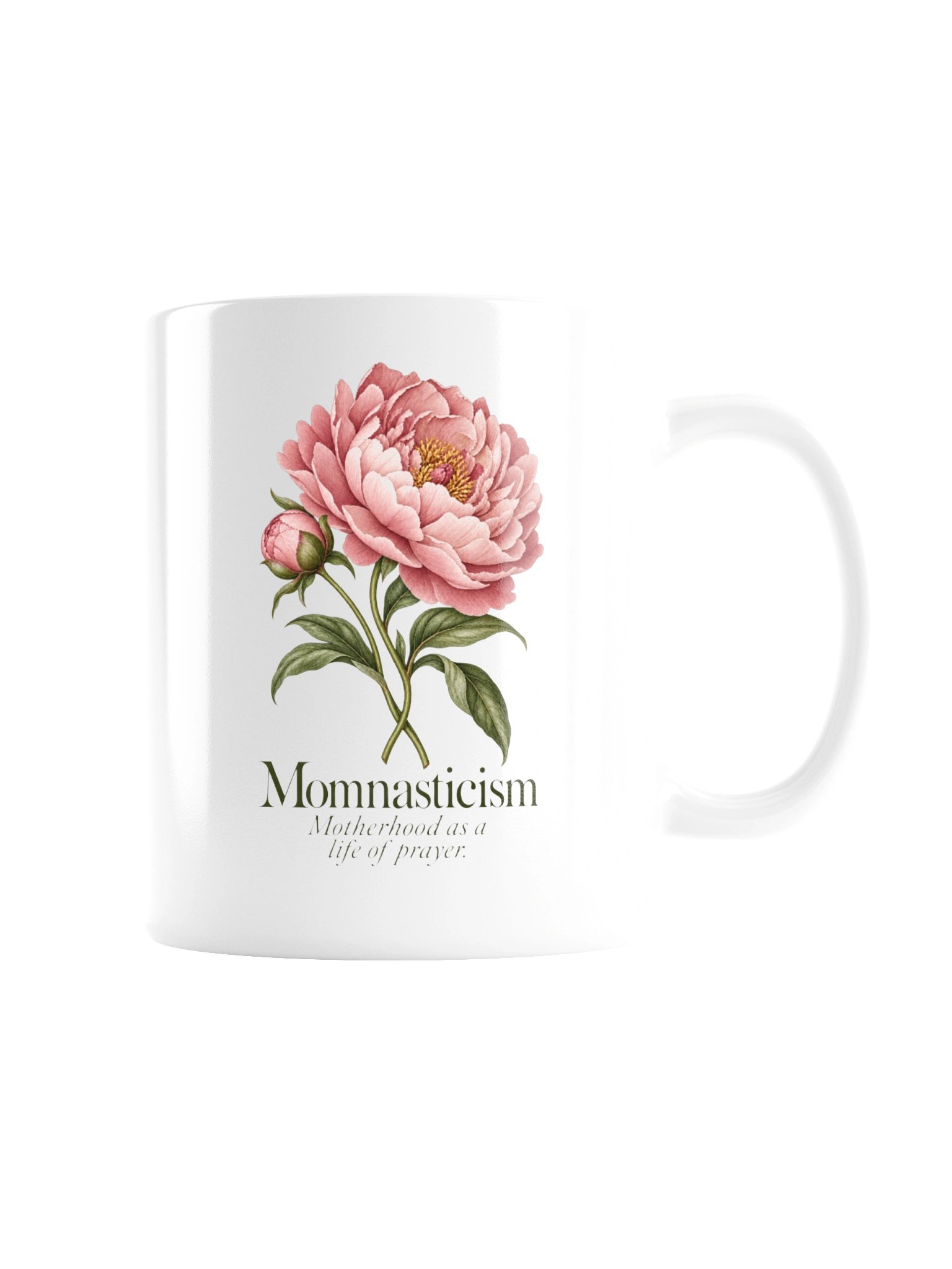Blush Peony | Botanical Coffee Mug product image (8)