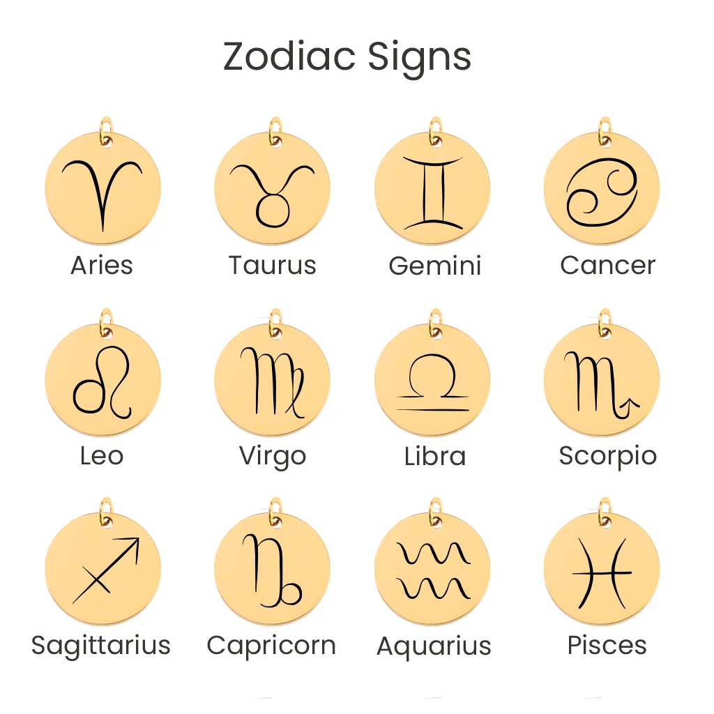 Zodiac Sign Necklace - Personalized Astrological Jewelry product image (3)