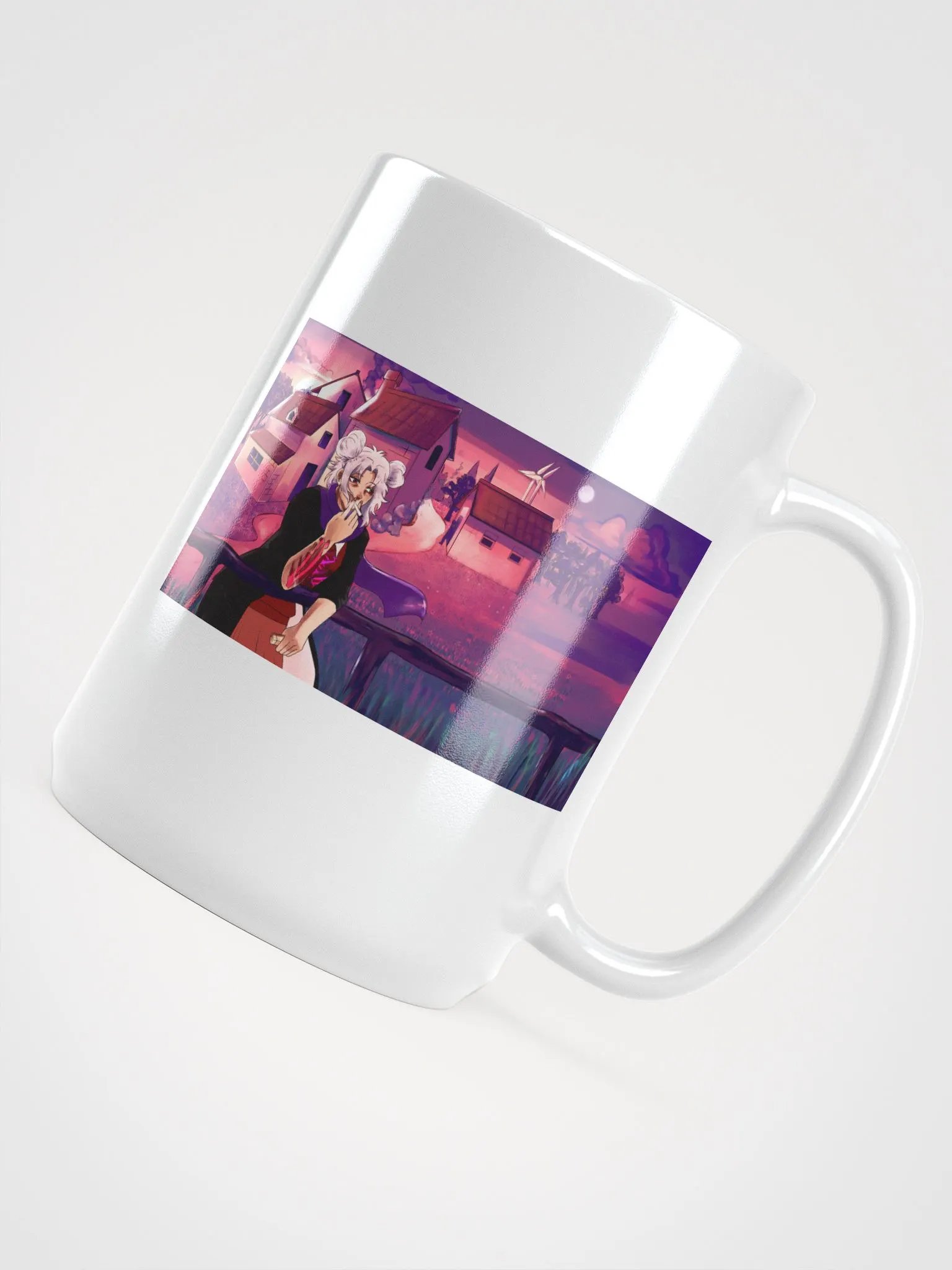 Bouquet Bleue : RPG Illustration Mug product image (4)