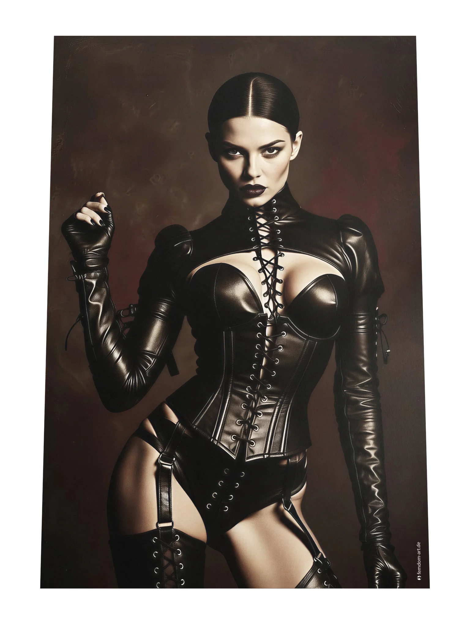 Poster - Souveräne Präsenz – Dunkle Eleganz und Stärke product image (5)