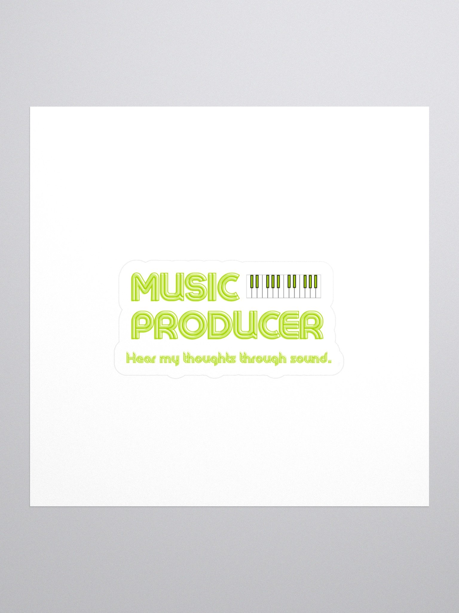 DNE Music Producer Sticker product image (1)