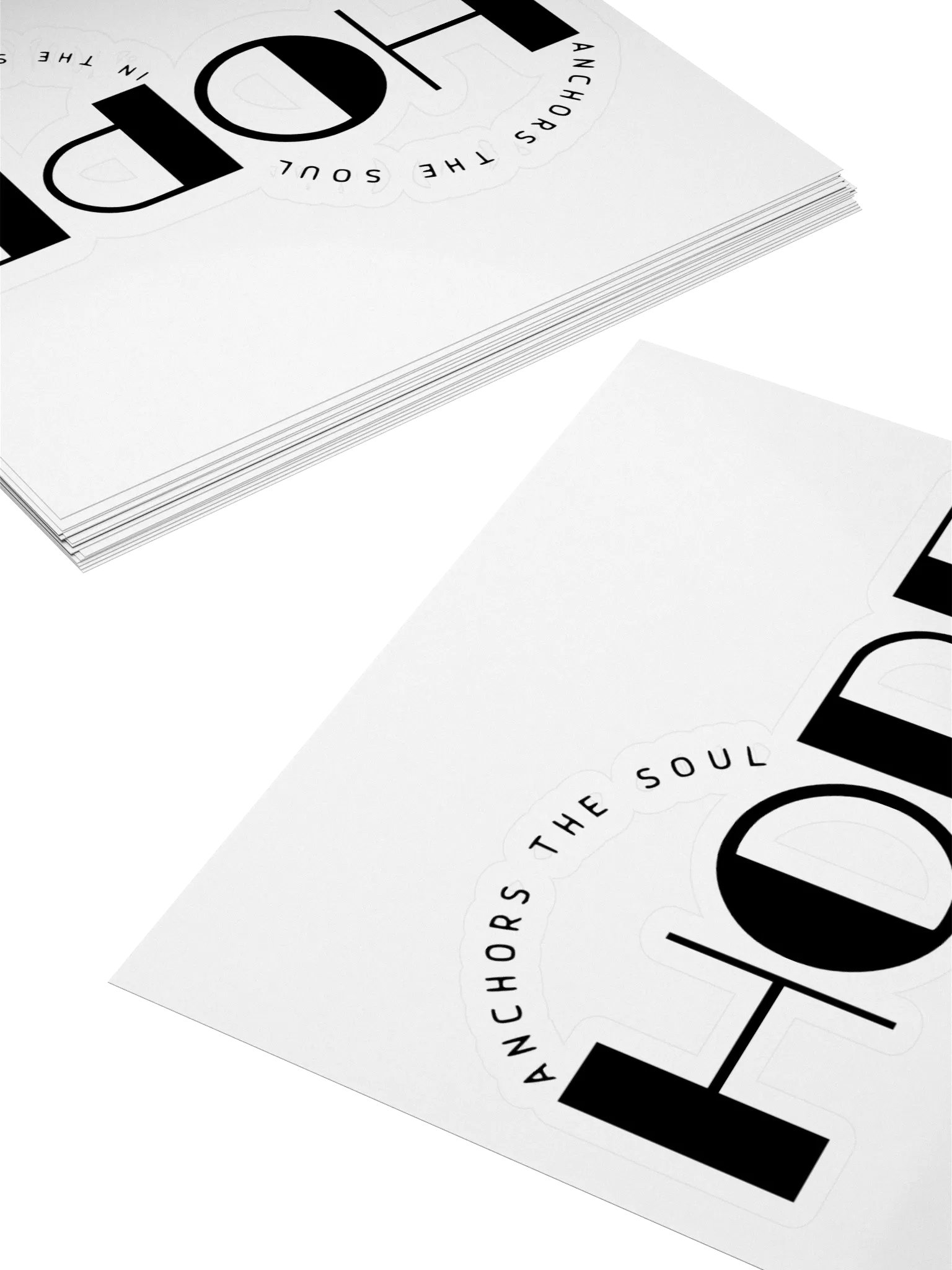 Hope Message Kiss Cut Stickers product image (4)