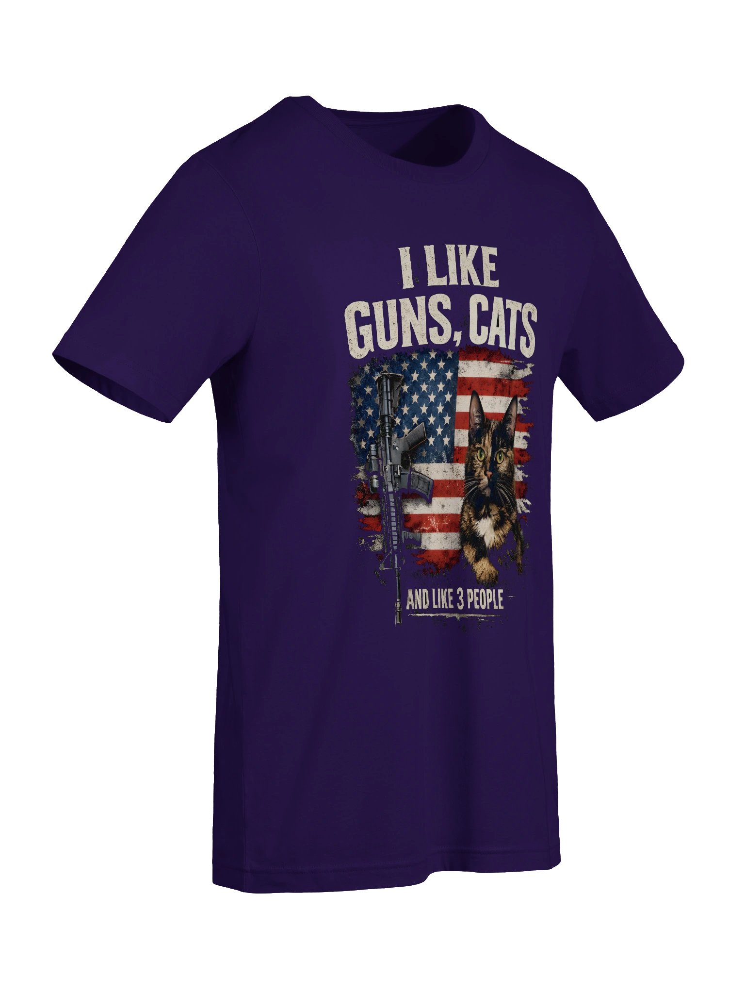 I Like Guns, Cats and Like 3 People front design product image (73)