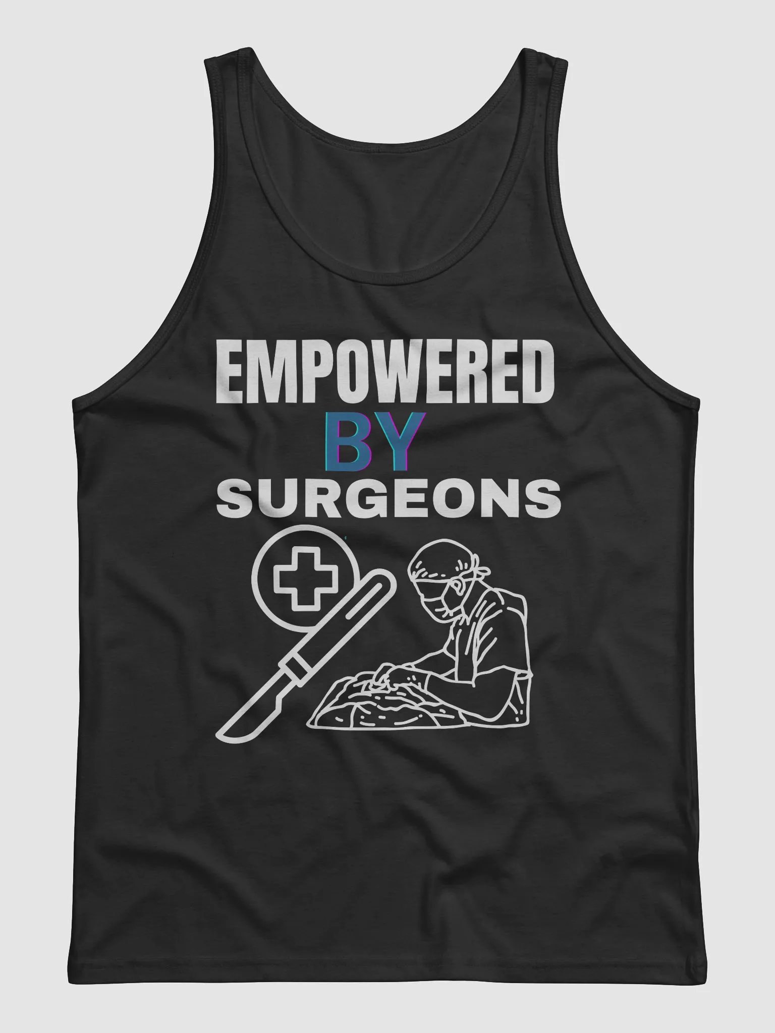 Surgeons' empowerment, Stylish Medical-themed Jersey Tank product image (1)