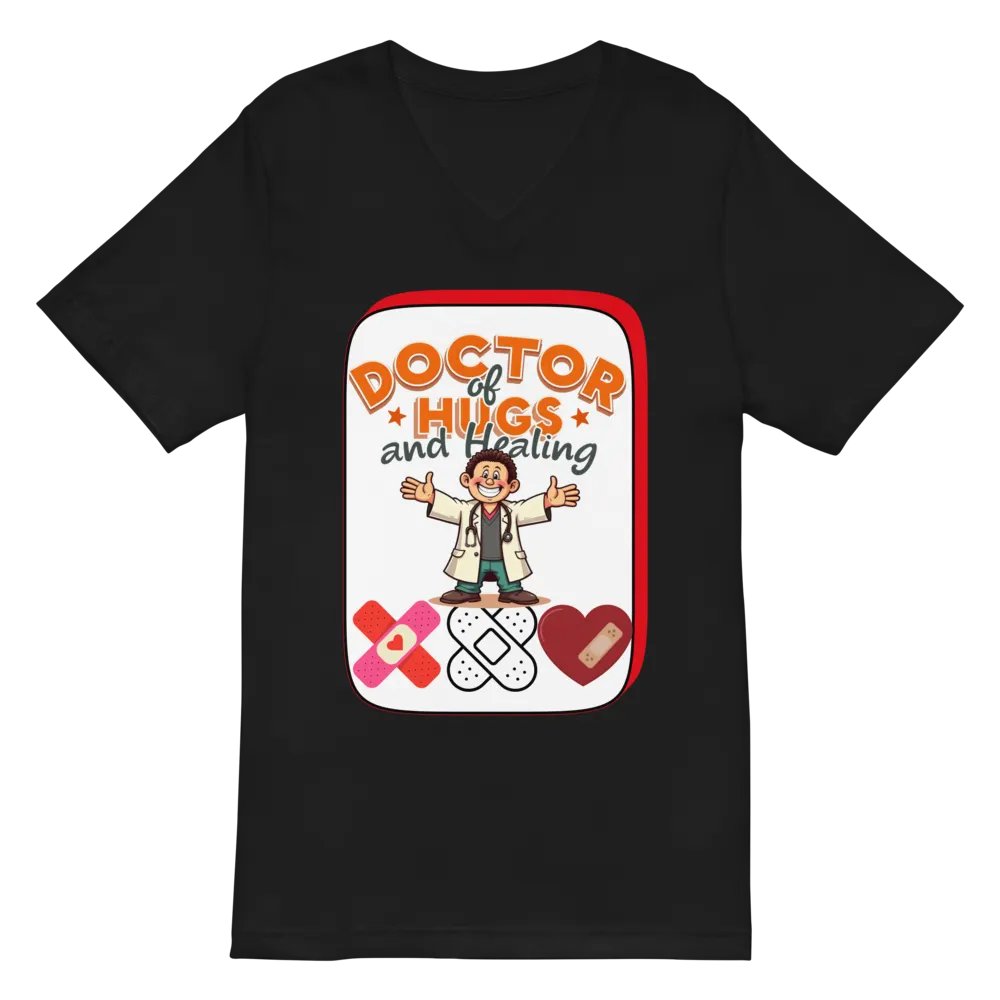Doctor of Hugs and Healing V-Neck Tee product image (3)