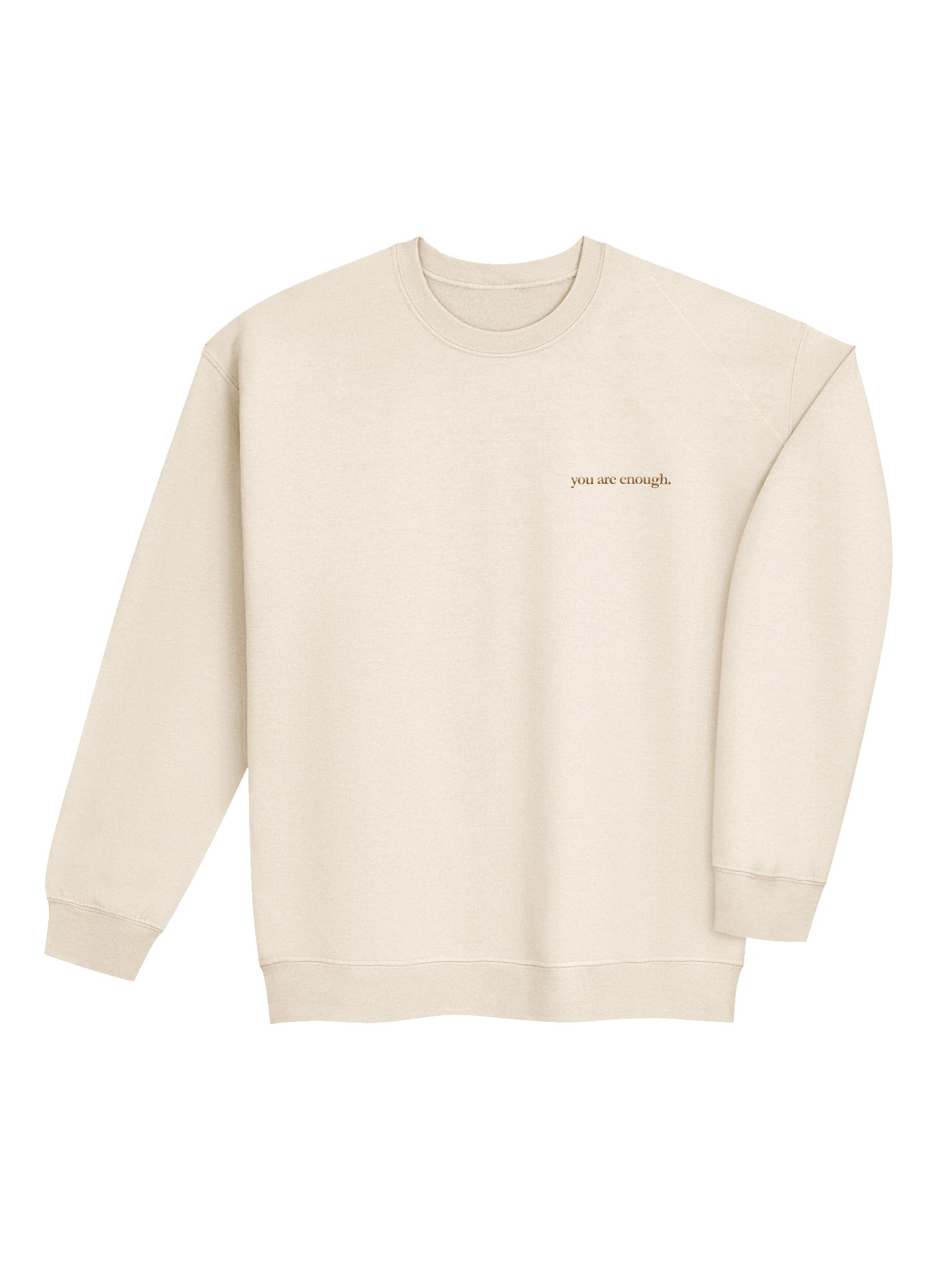 The "You Are Enough" Embroidered Crewneck product image (5)