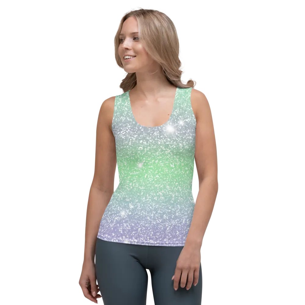 Glitter Unicorn Texture Design Tank Top (3) product image (1)