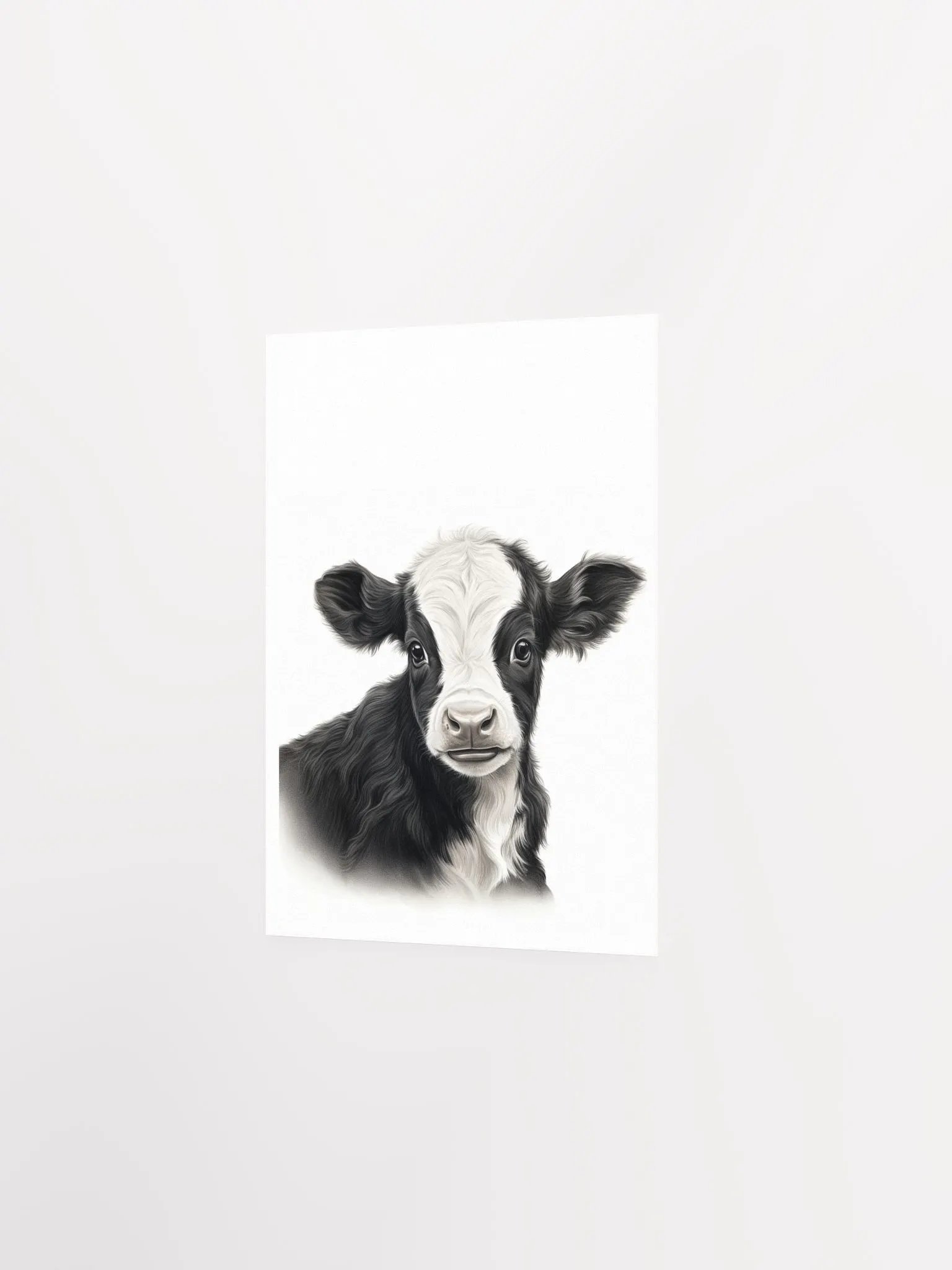 Watercolor Holstein Cow, Farm Animal Print product image (4)