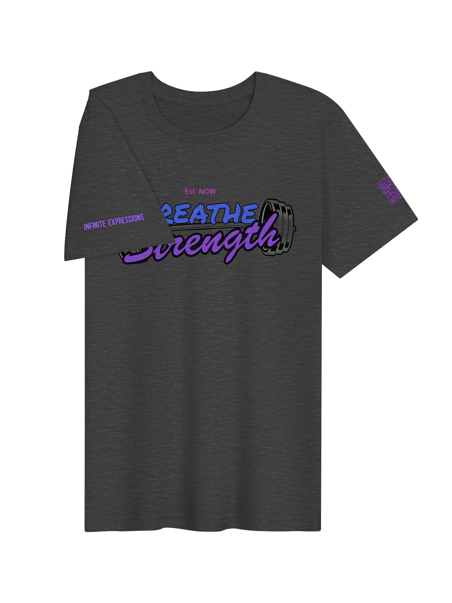 Breathe Strength Est. Now Logo Tee product image (93)