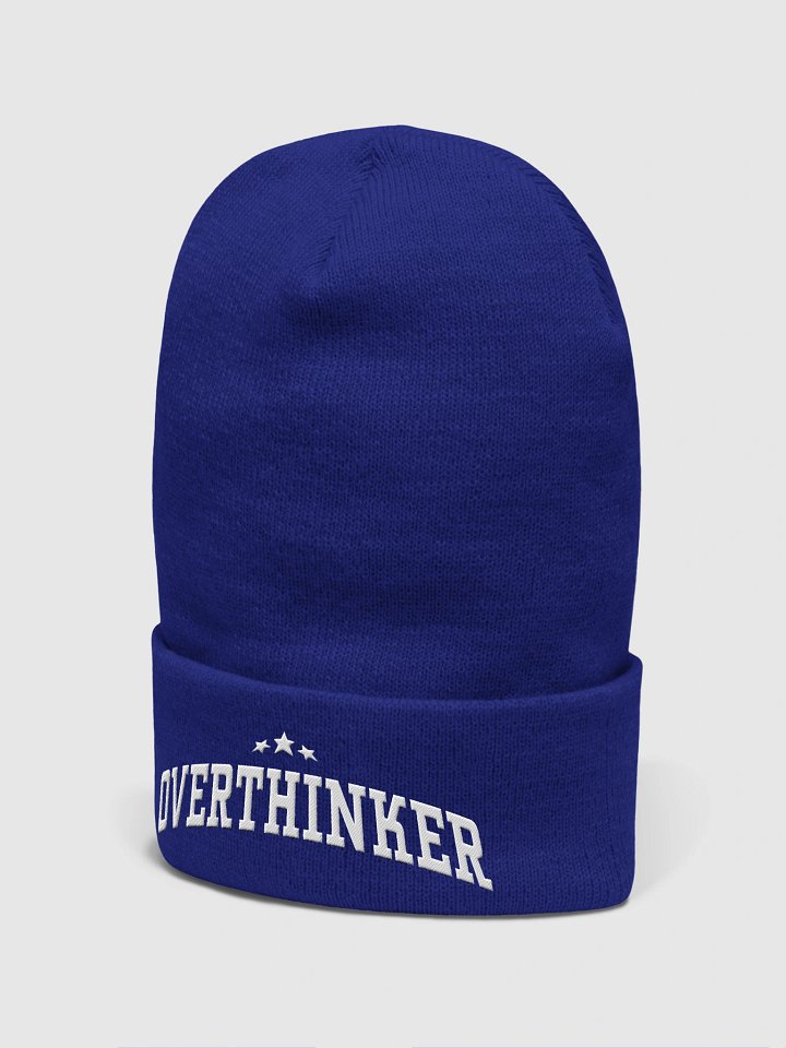 Overthinker (Yupoong Cuffed Beanie) product image (12)
