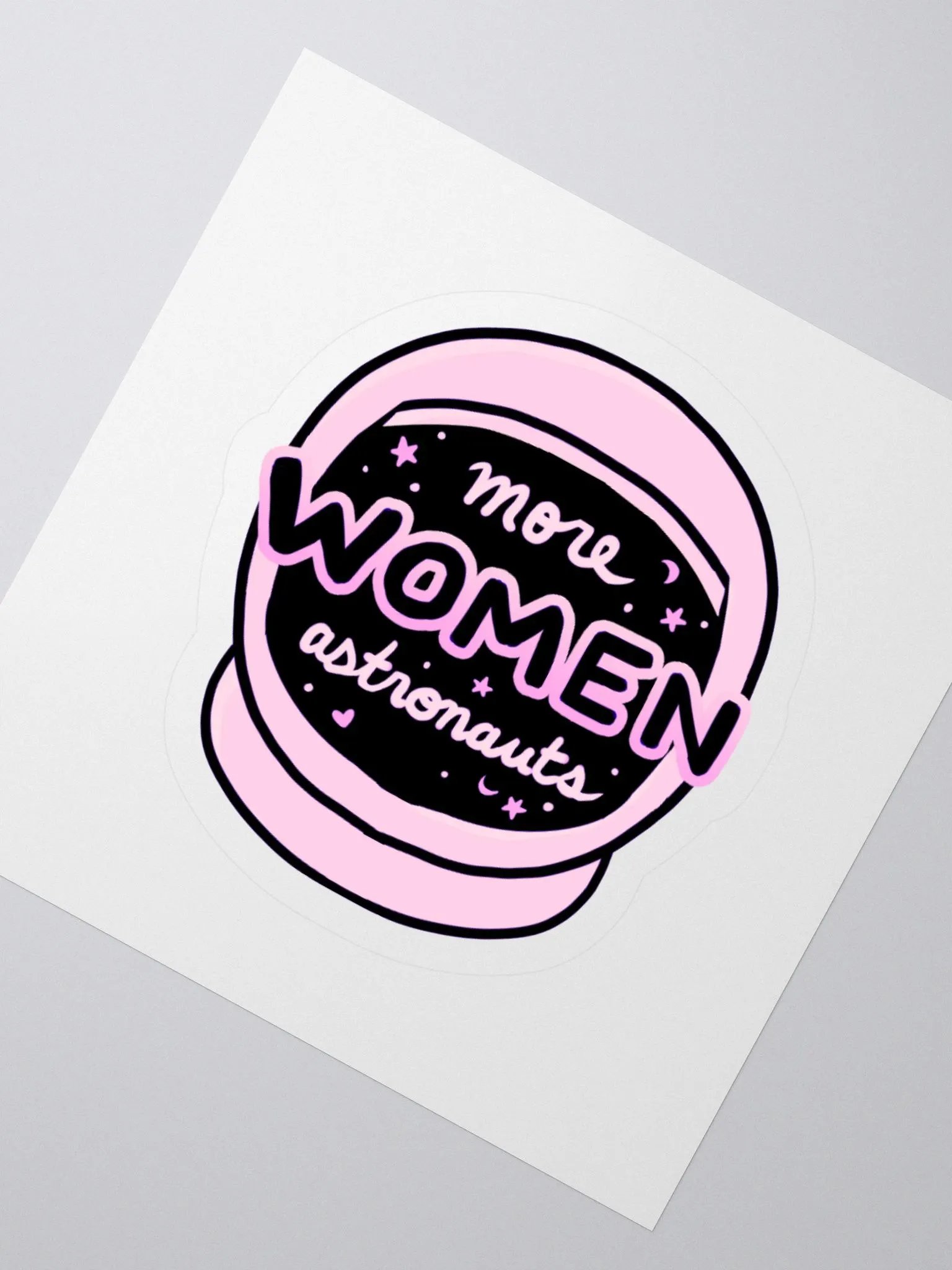 More Women Astronauts Sticker - Pink product image (2)
