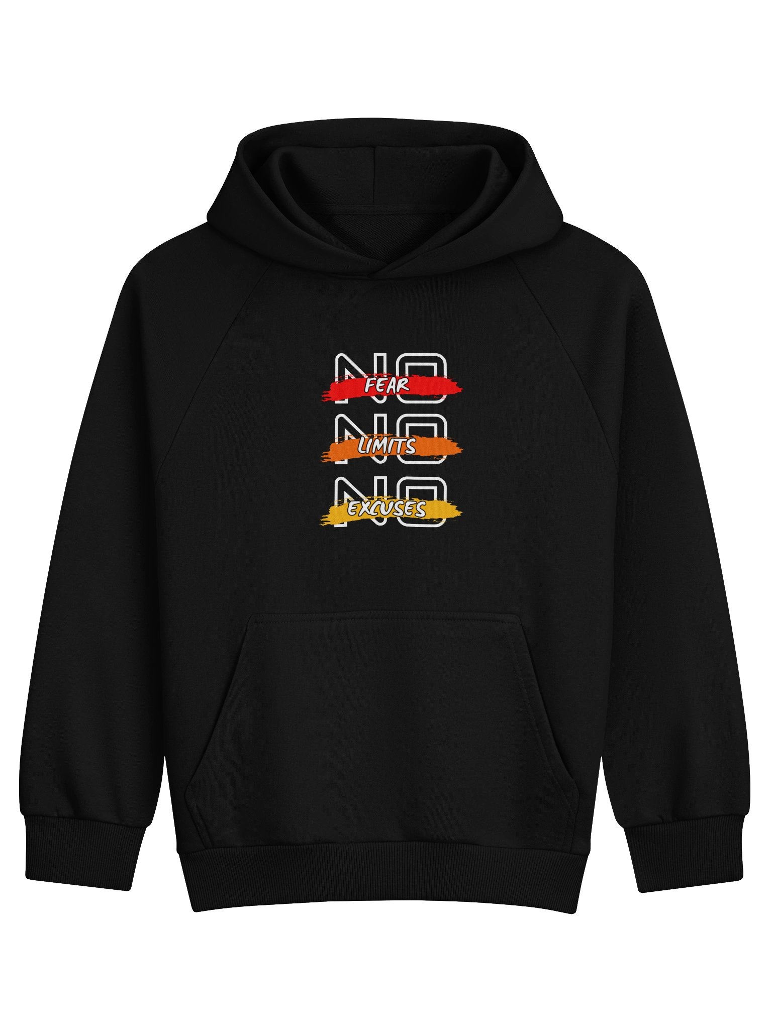 Fear Limits Excuses Bold Motivation Hoodie product image (3)