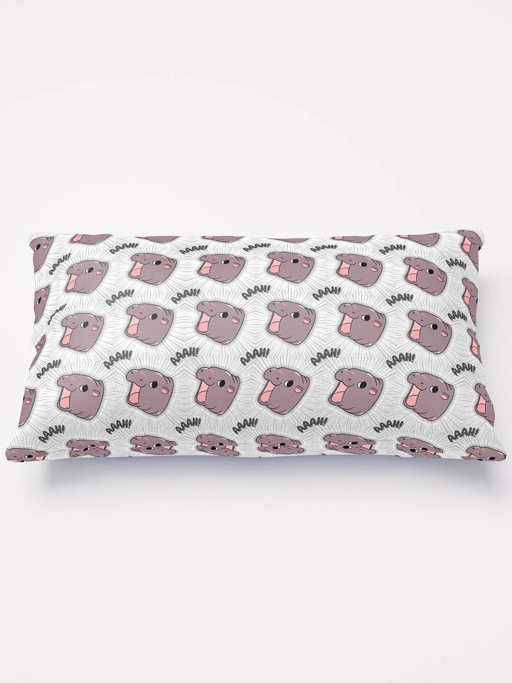 MOODENG'S WHITE AAAH! PILLOW! product image (2)