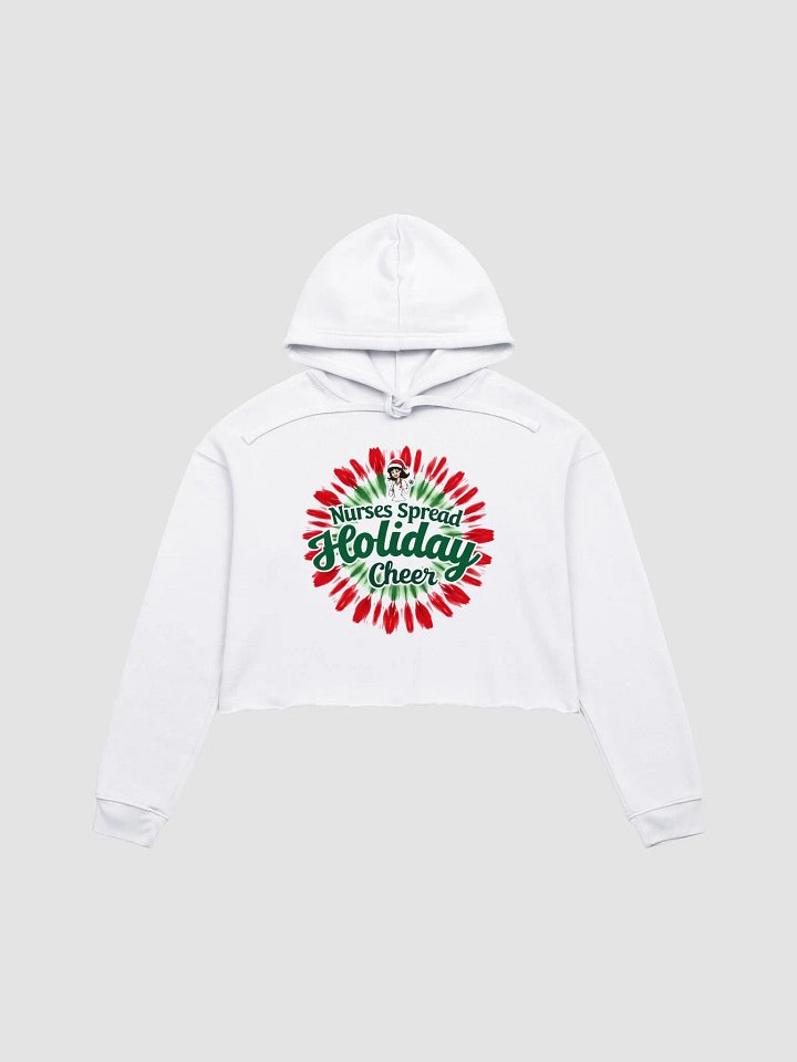 Holiday Cheer Nurses Crop Hoodie product image (1)
