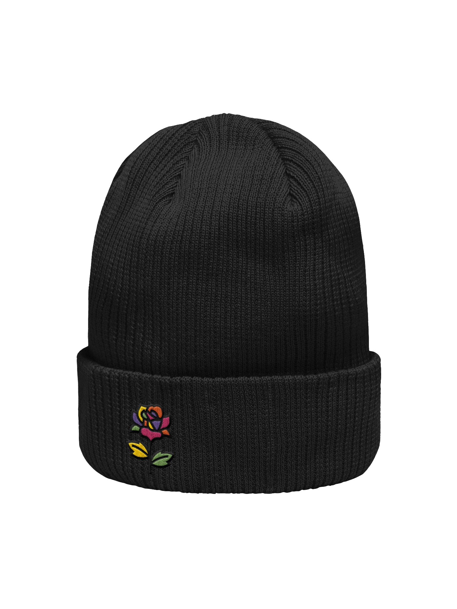 Rose Beanie (Embroidered) product image (4)