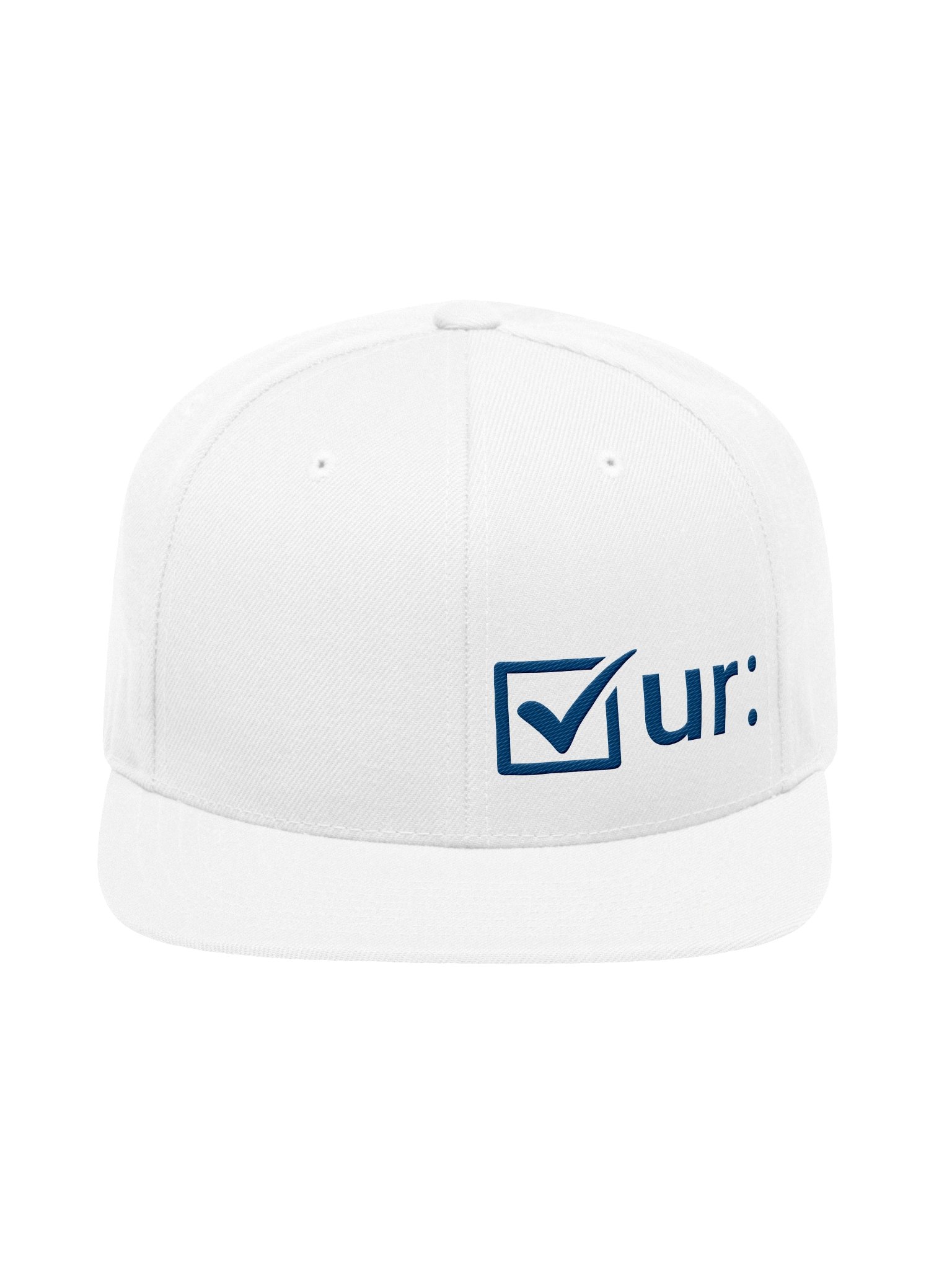Check Your Colon Flatbill Hat - Royal on White | Colon Cancer Awareness (0B) product image (1)