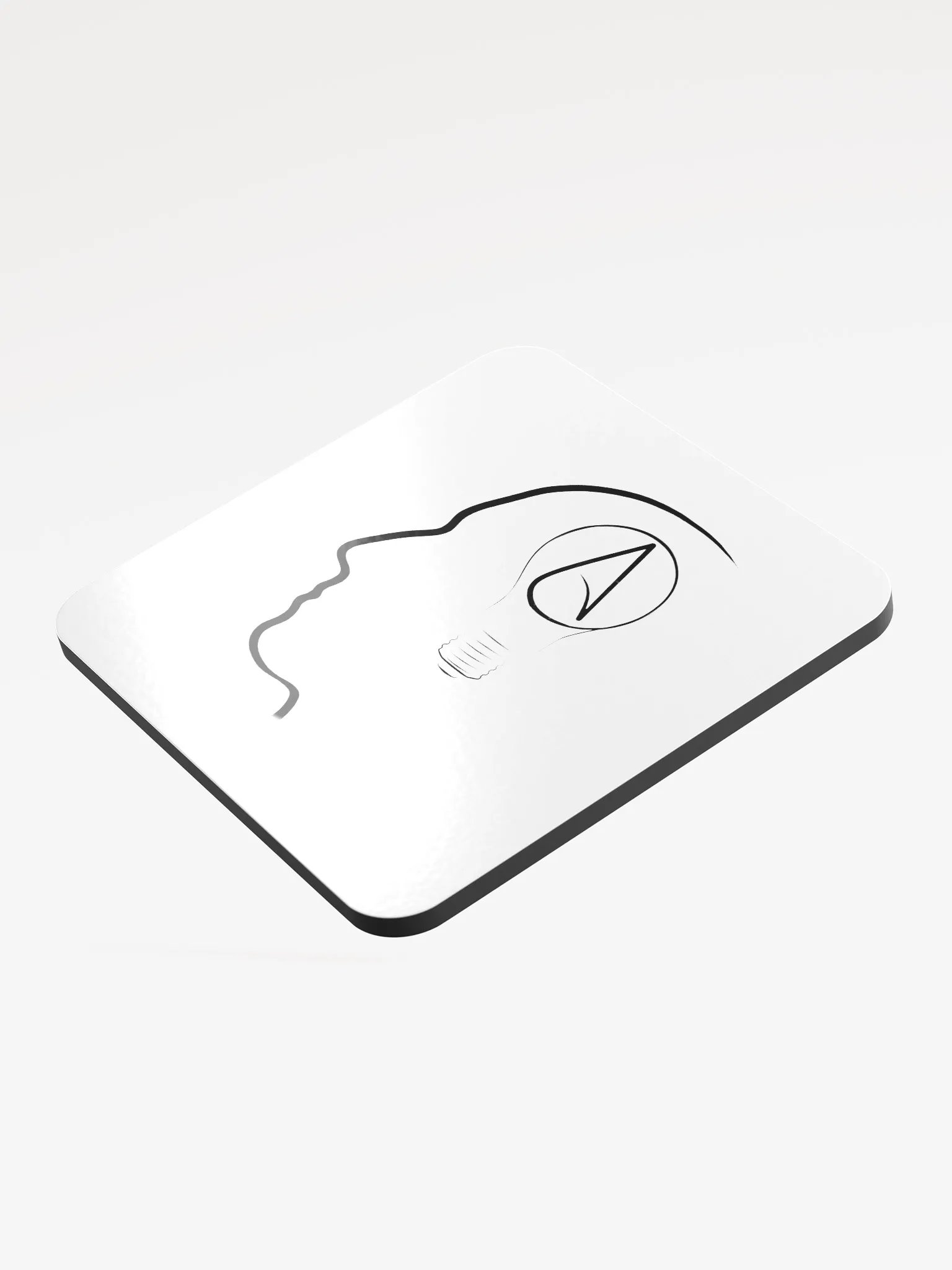 TTA Logo Glossed Cork Coaster product image (3)