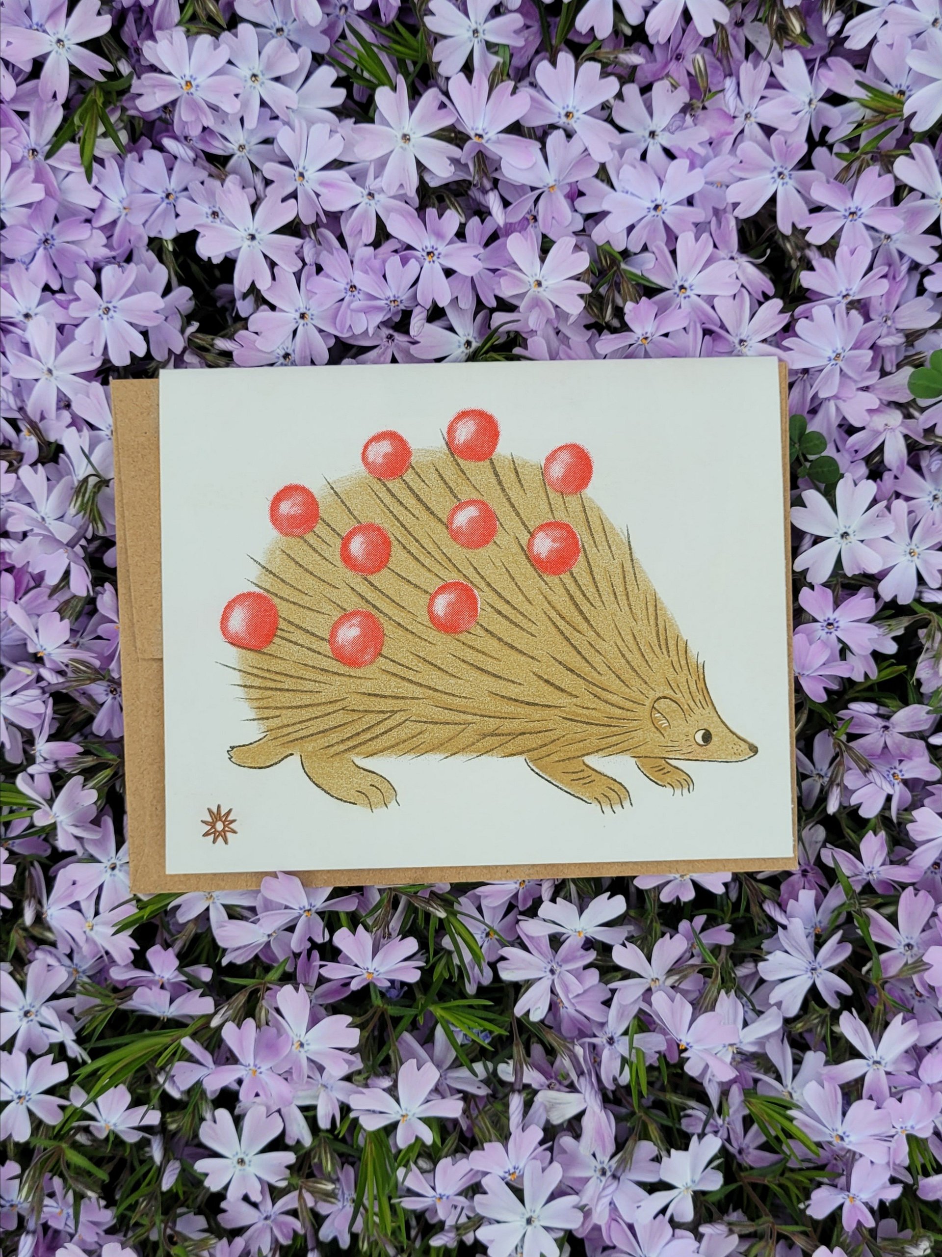 Hedgehog Riso Card product image (1)