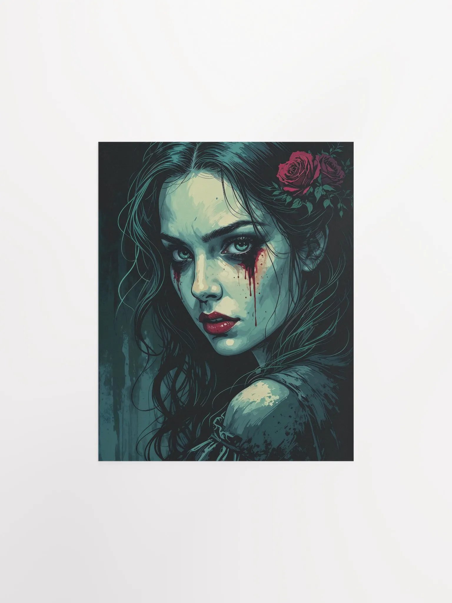 Scarlet Tears Matte Poster product image (1)