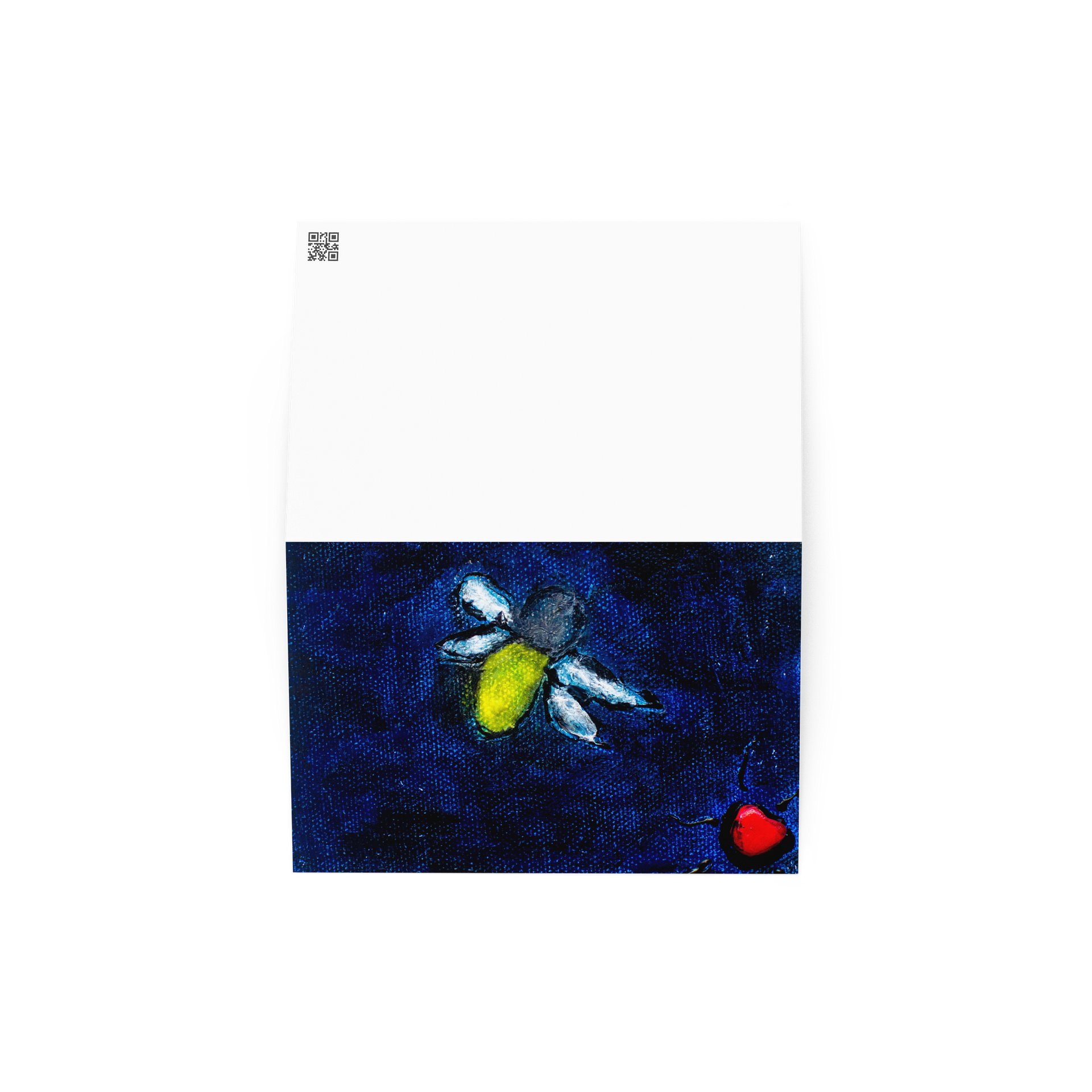 Still Glowing — Firefly Painting — Printed Greeting Card — Eldhollow product image (2)
