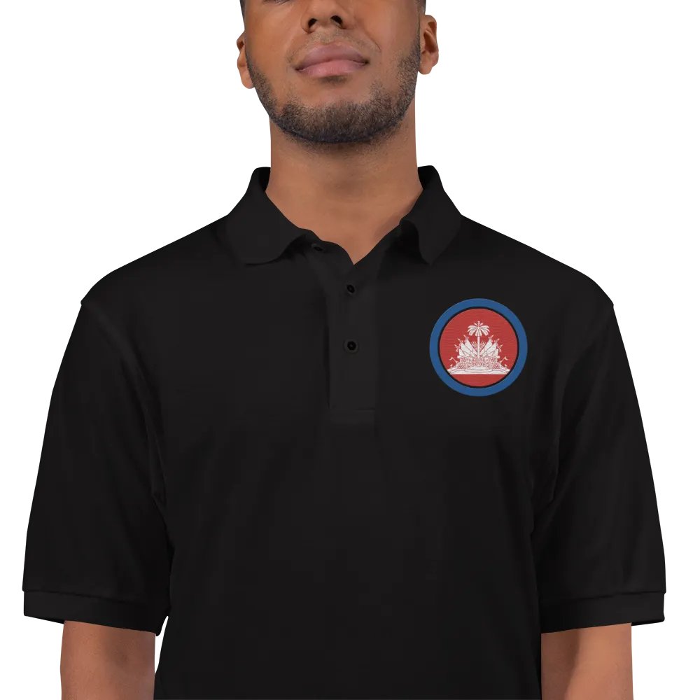 Haiti Emblem Polo Shirt by Port Authority product image (1)