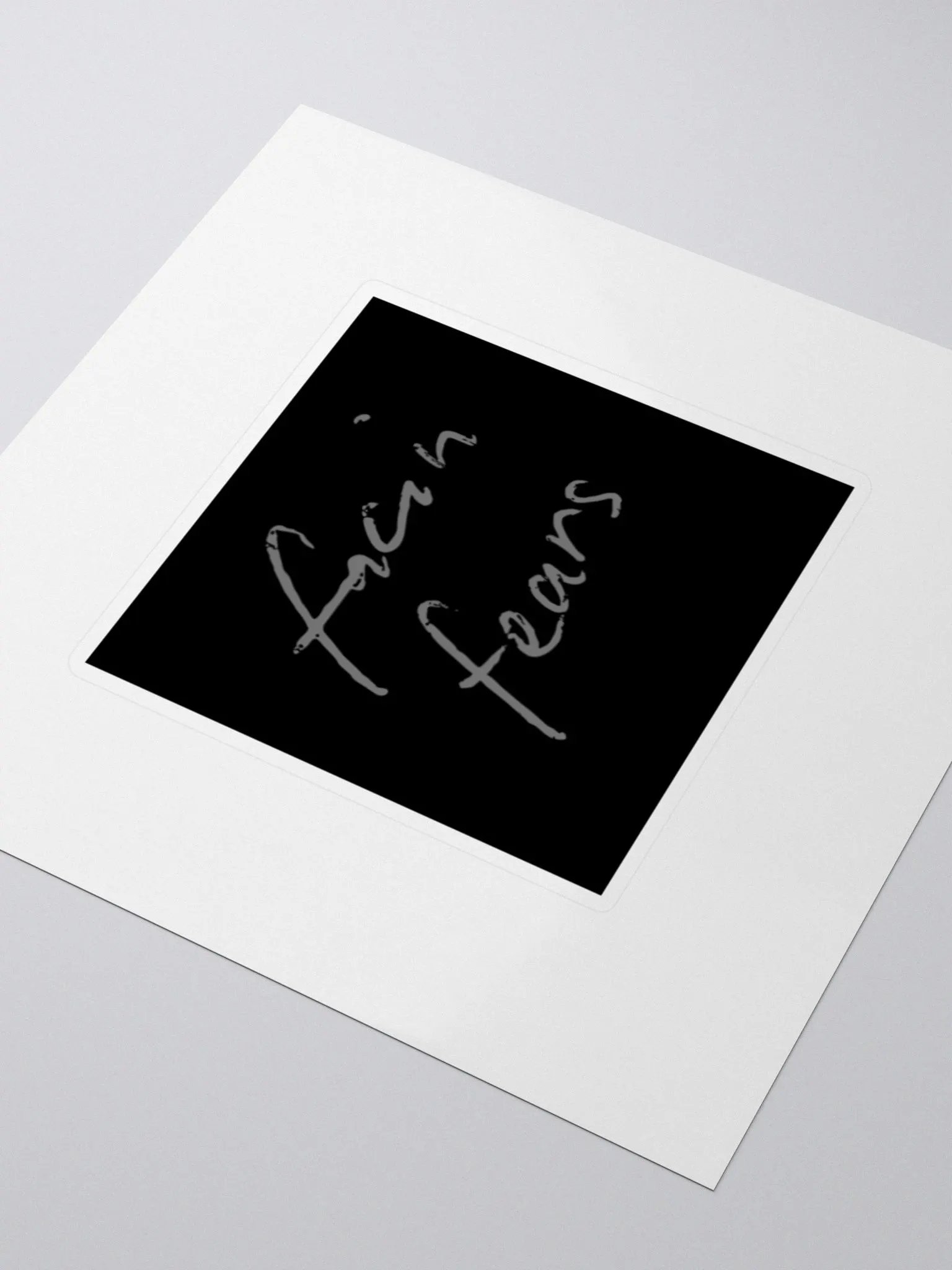 facin' fears sticker 2 product image (3)