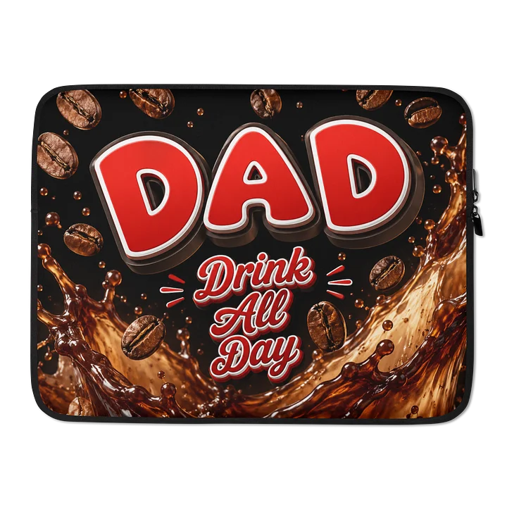 Coffee Lover Dad Laptop Case product image (2)