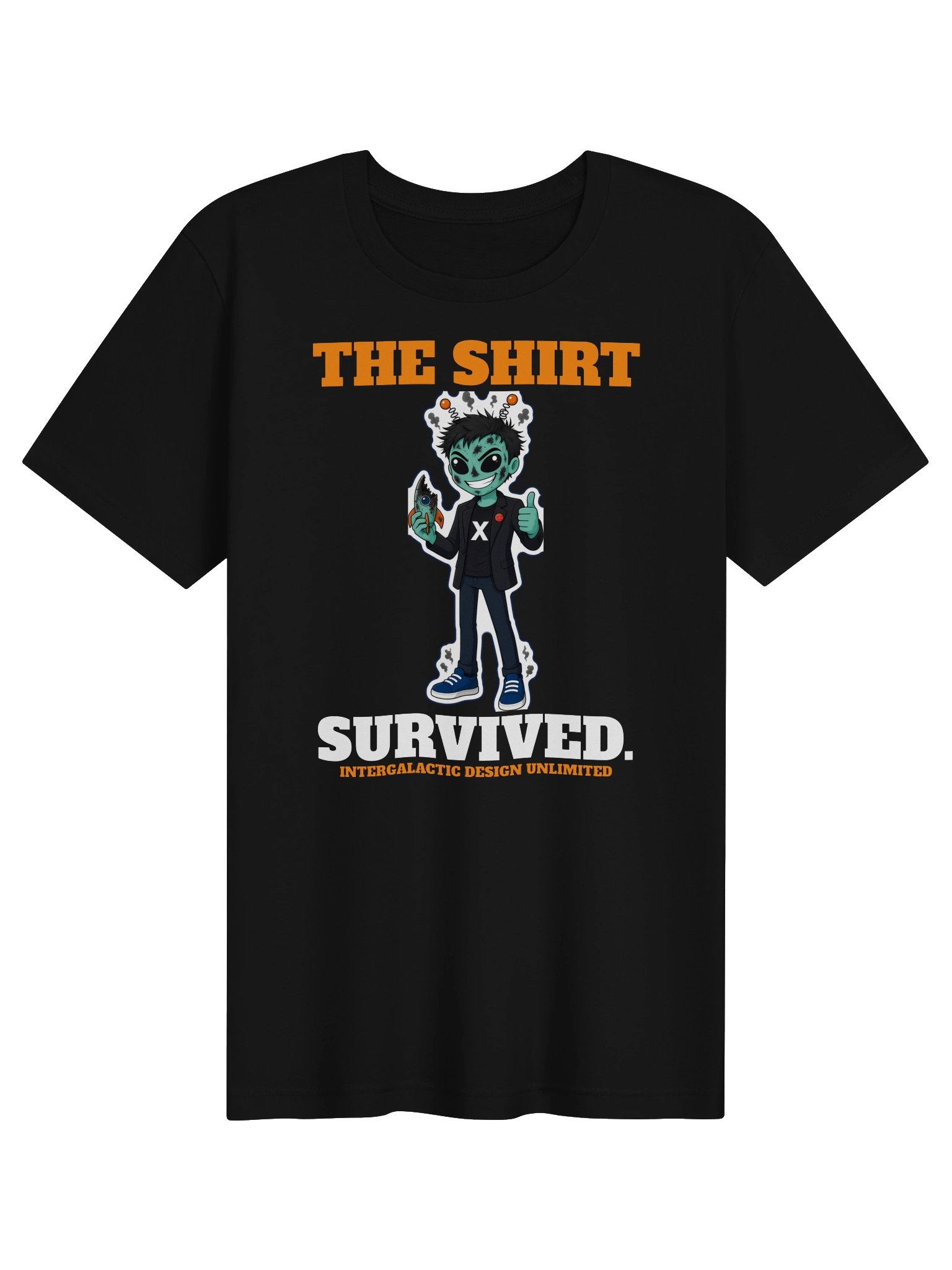 Zeelon: The Shirt Survived. Alien Tee (Dark) product image (1)