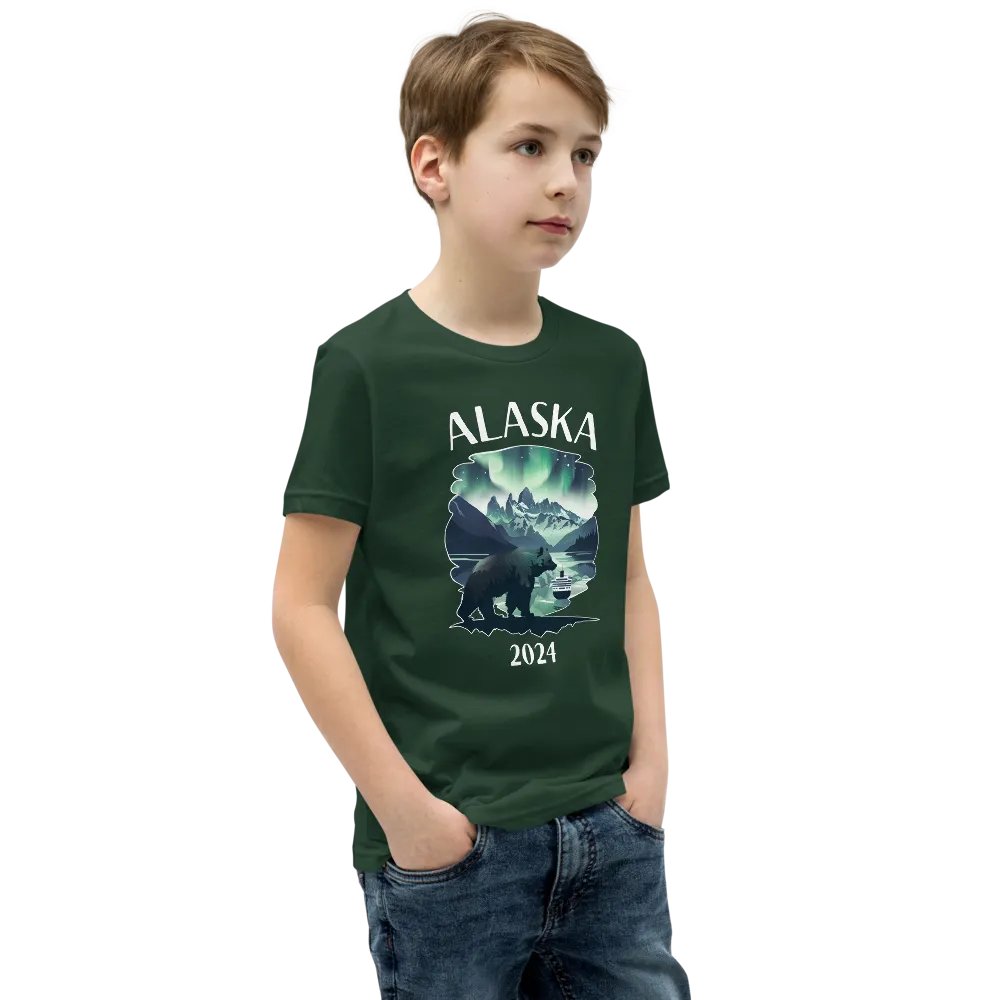Alaska Wildlife 2024 Teens Dark T-Shirt product image (3)