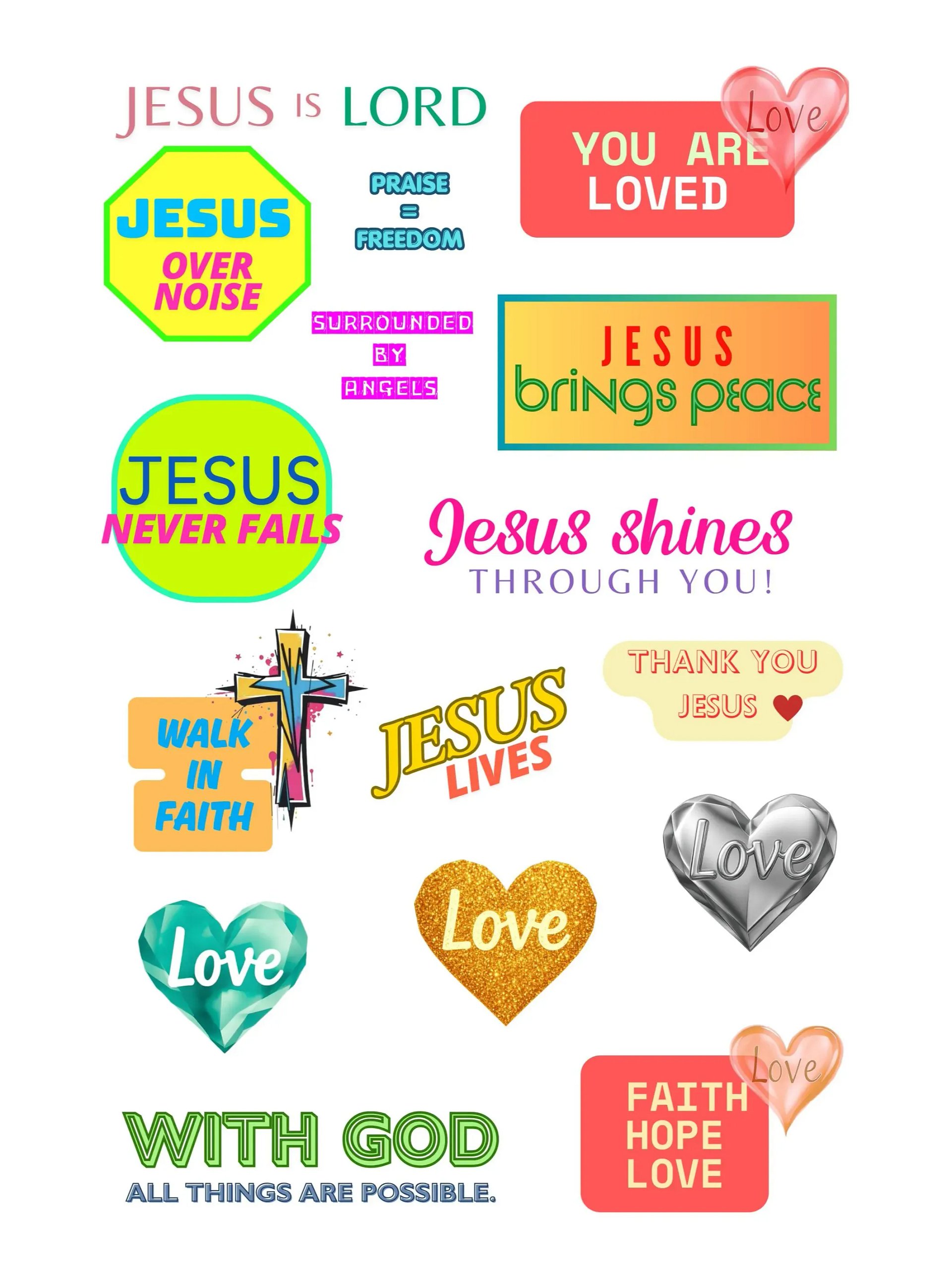 Scripture Affirmation & Bible Verse Bundle (15 pages) product image (10)