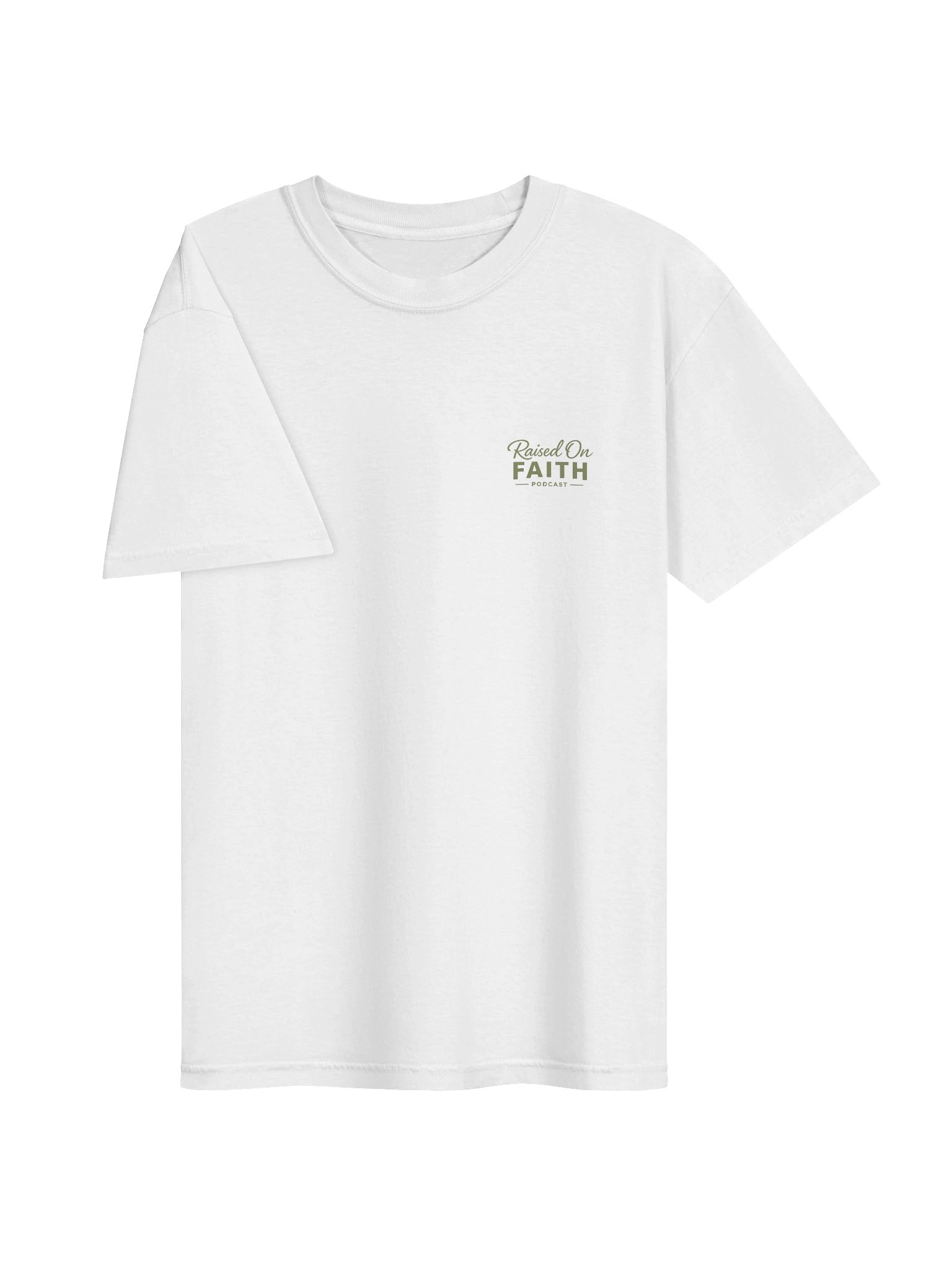 Raised on Faith Tee - White/Green product image (3)