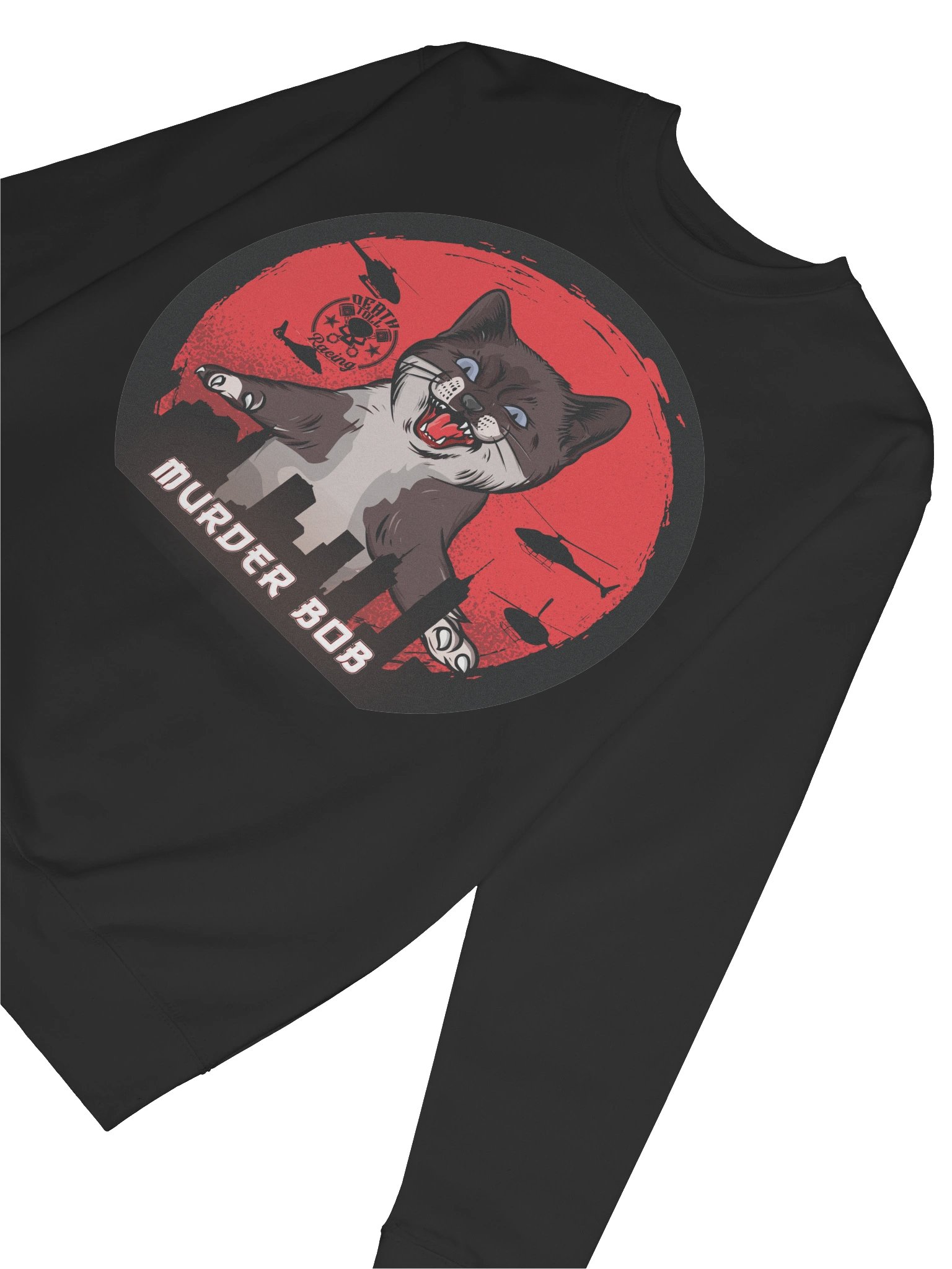 Murder Bob as CatZilla Cityscape Sweatshirt product image (11)