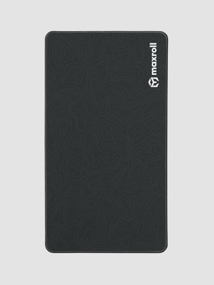 Maxroll Gaming Mat (White Logo, 12