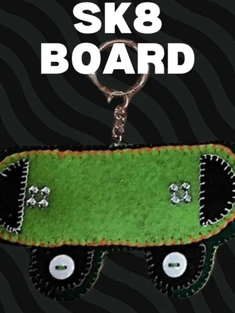 Skateboard 2D Keychain product image (3)