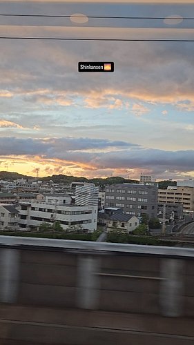 🌅 🌄 #sunset #japan #travel #shinkansen