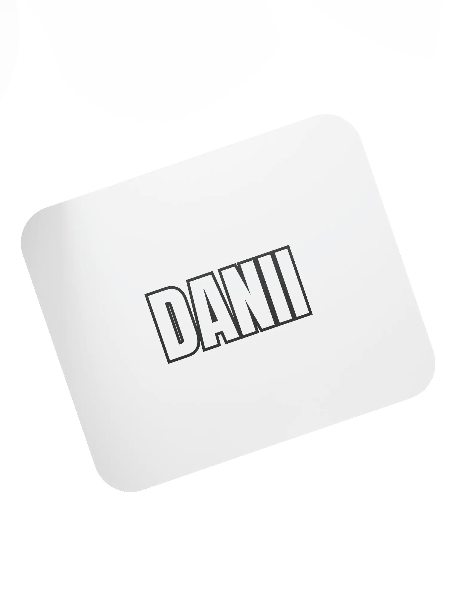 DANII WHITE BLACK MOUSE PAD product image (7)