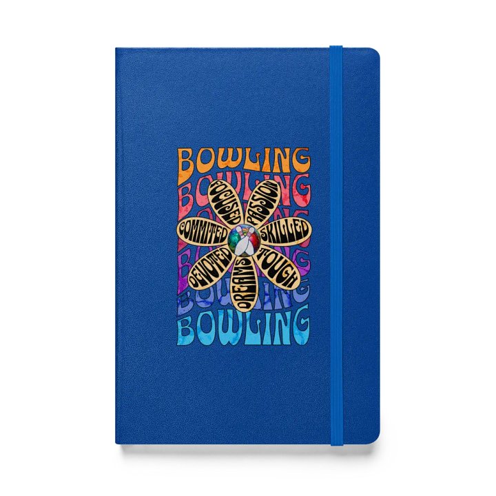 Flower Bowling Focused Passion Hardcover Notebook product image (1)