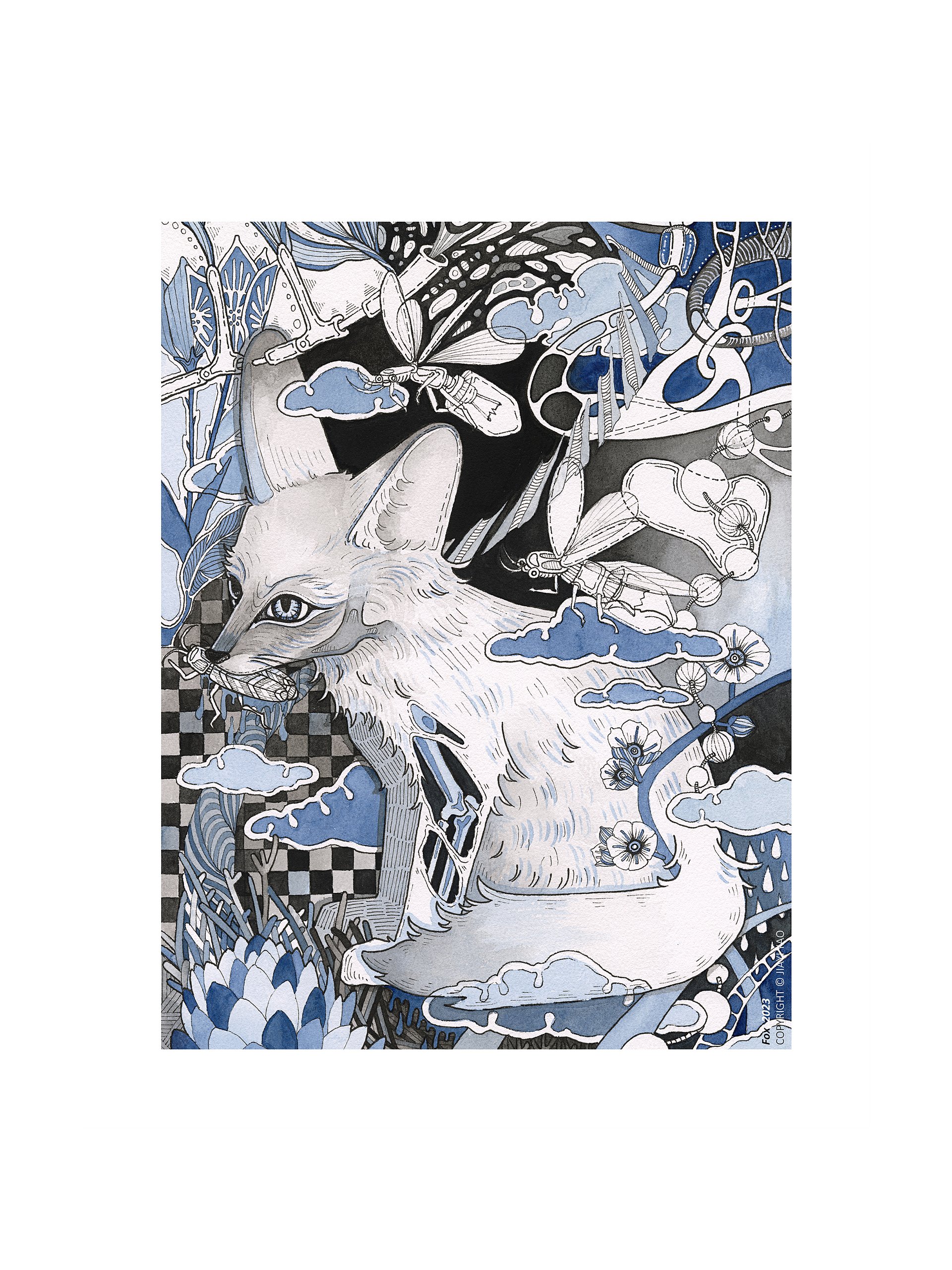 Fox - Original Art Print product image (1)