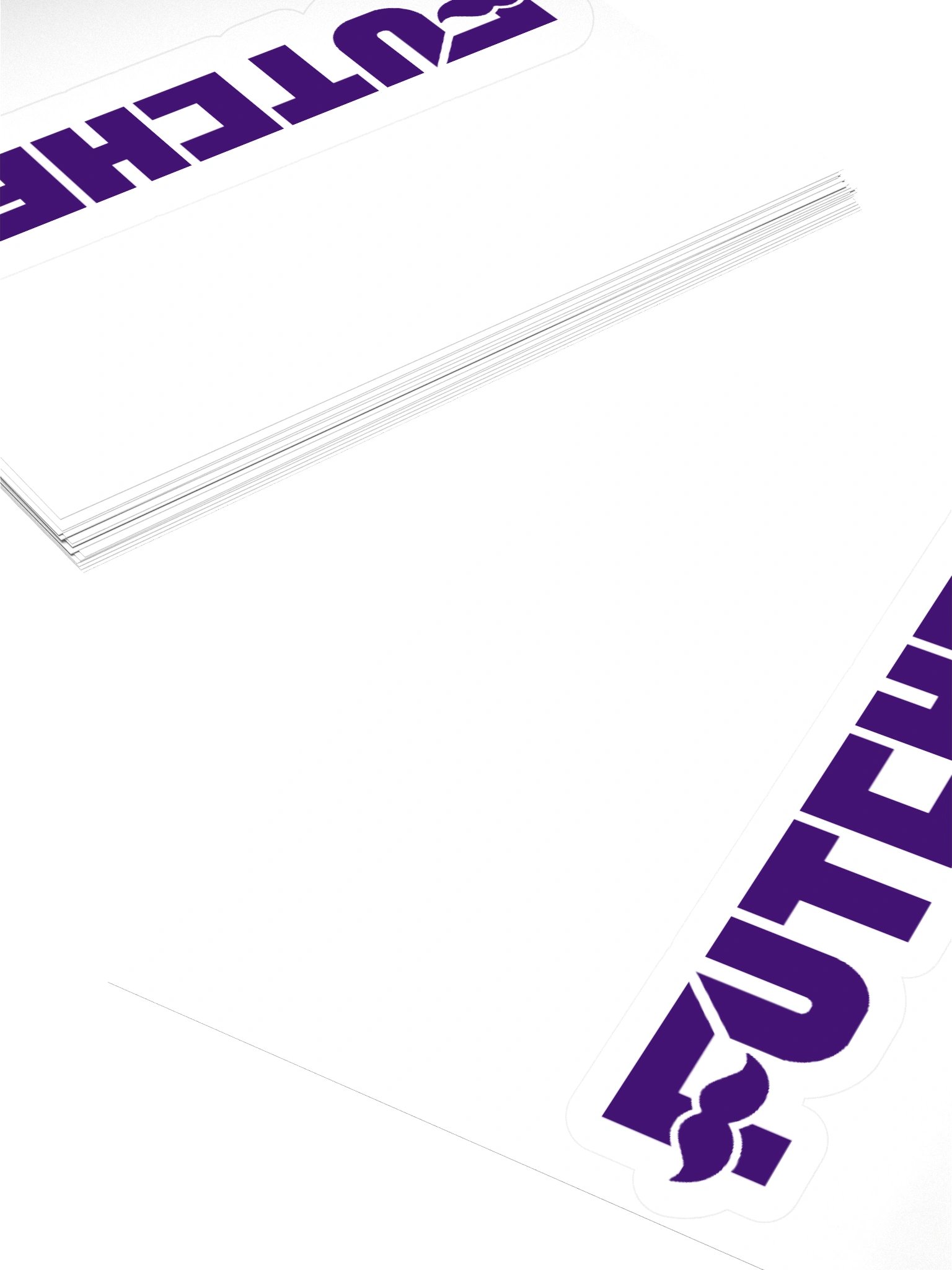 Futcher Text Logo Sticker product image (13)