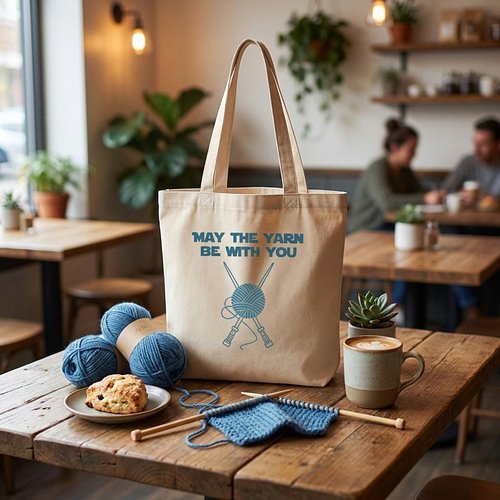 A long time ago, in a craft corner far, far away... I found the perfect project bag. 🌌🧶
Whether you align with the light side...