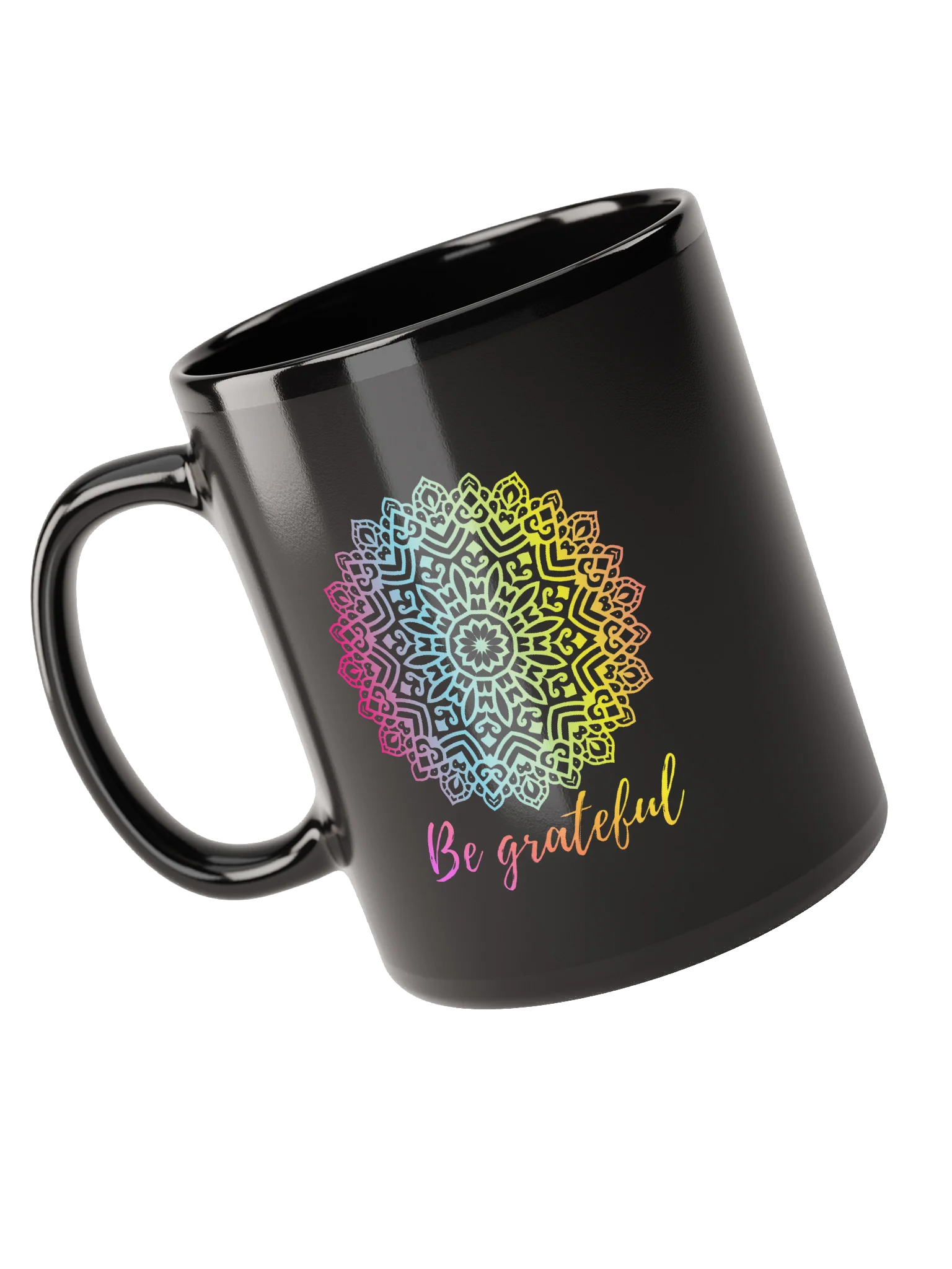 ''Be grateful'' mandala mug product image (5)