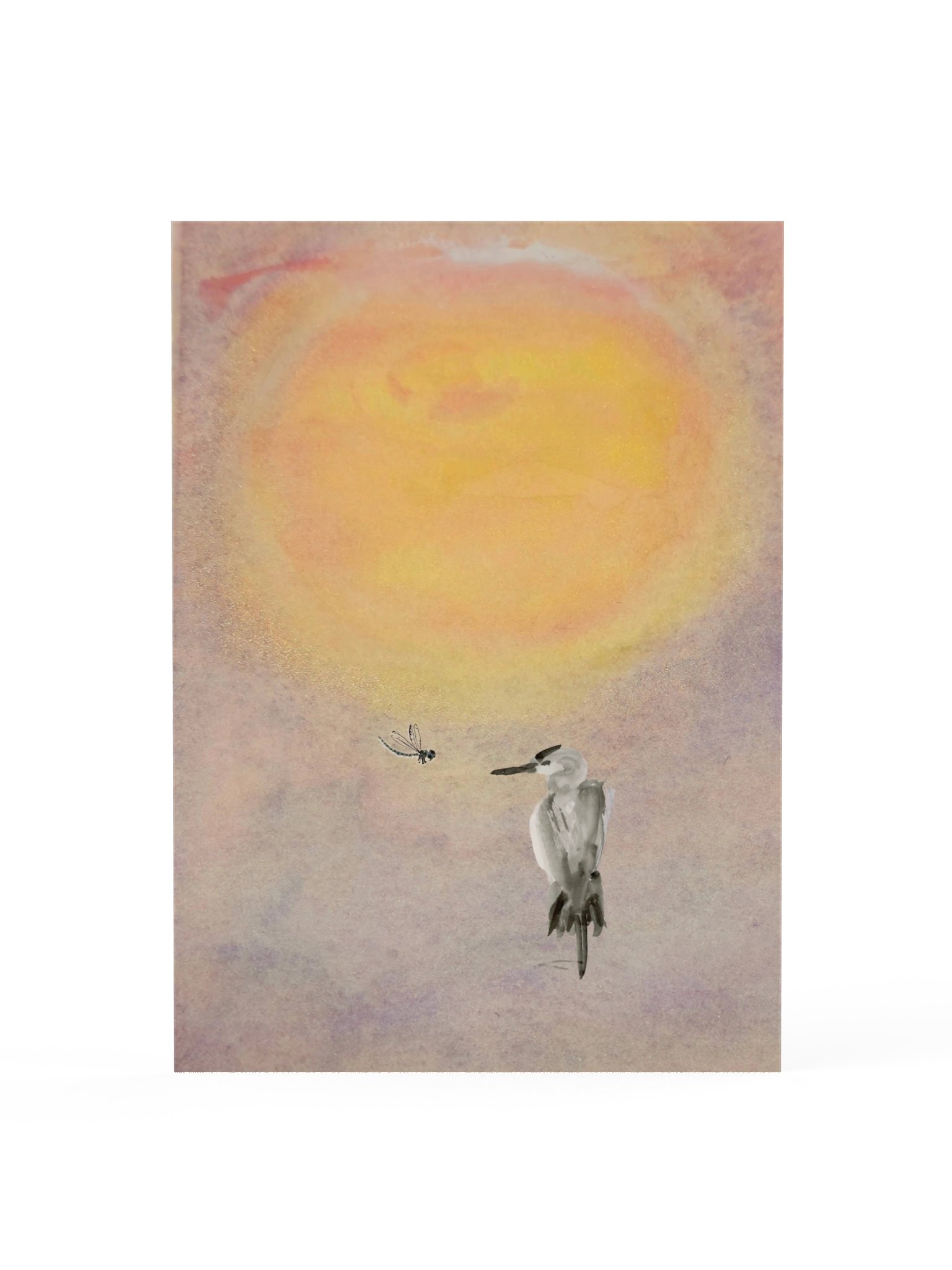 Sun, Bird And Dragonfly Print product image (1)